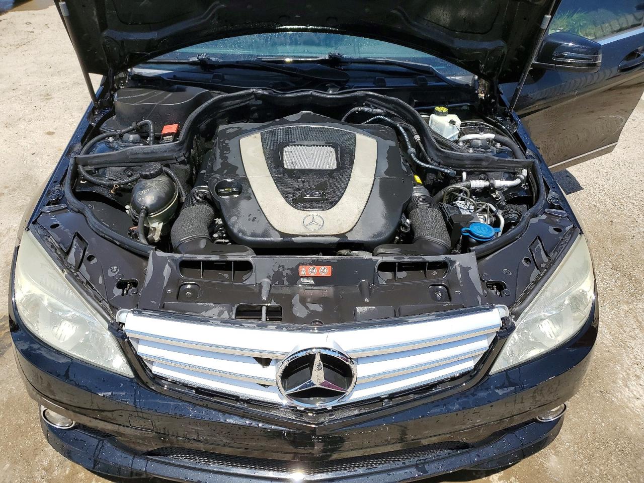 2010 Mercedes-benz C 300 4matic Black vin: WDDGF8BB7AF446595