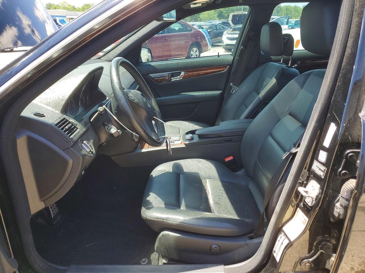 2010 Mercedes-benz C 300 4matic Black vin: WDDGF8BB7AF446595