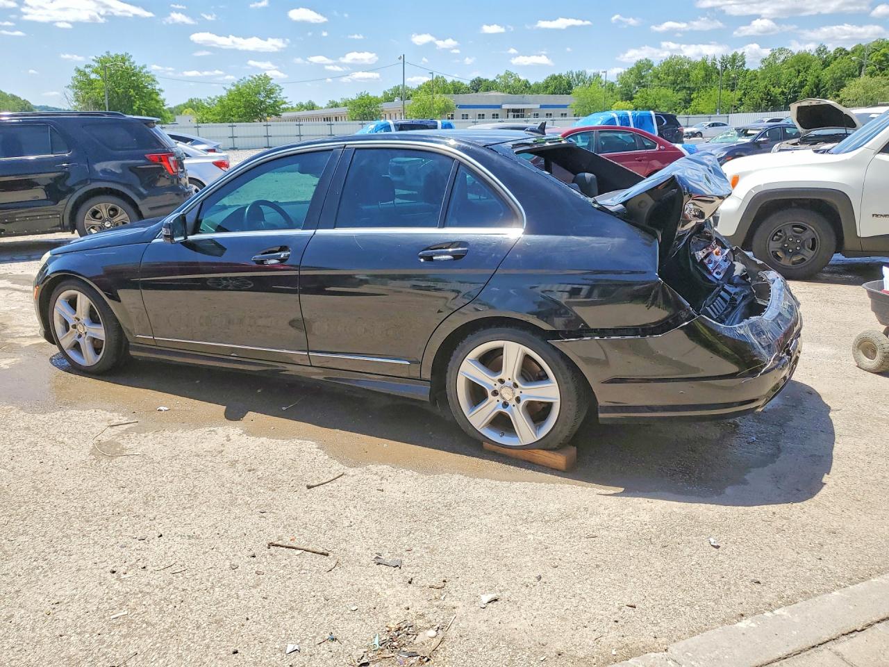 2010 Mercedes-benz C 300 4matic Black vin: WDDGF8BB7AF446595