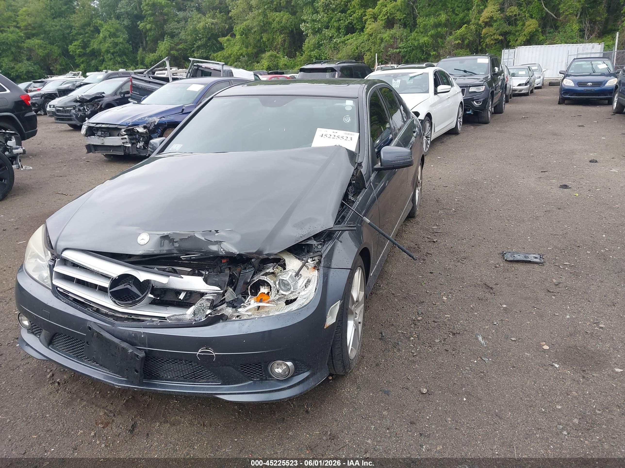 2010 Mercedes-benz C 300 Luxury 4matic/sport 4matic Gray vin: WDDGF8BB7AF480603