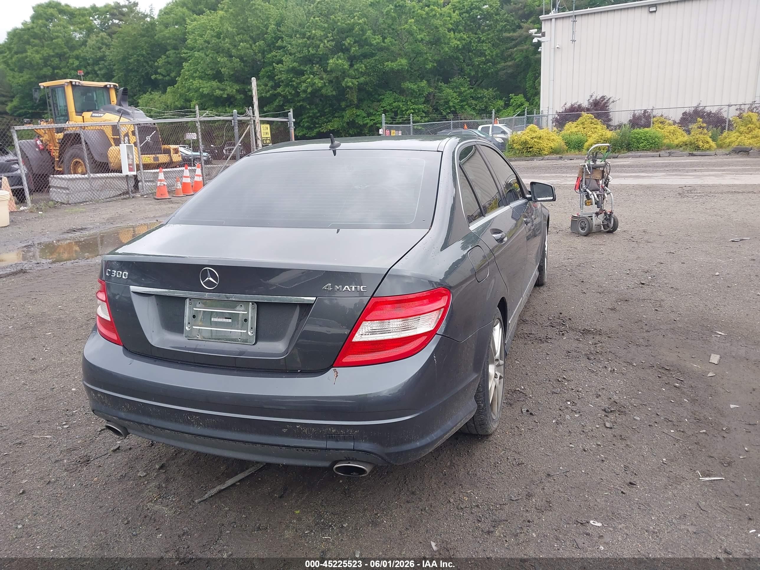 2010 Mercedes-benz C 300 Luxury 4matic/sport 4matic Gray vin: WDDGF8BB7AF480603