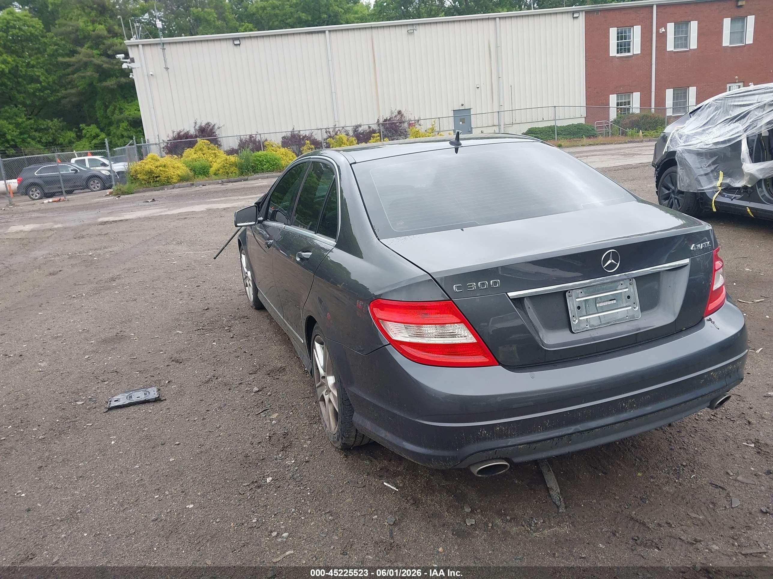 2010 Mercedes-benz C 300 Luxury 4matic/sport 4matic Gray vin: WDDGF8BB7AF480603