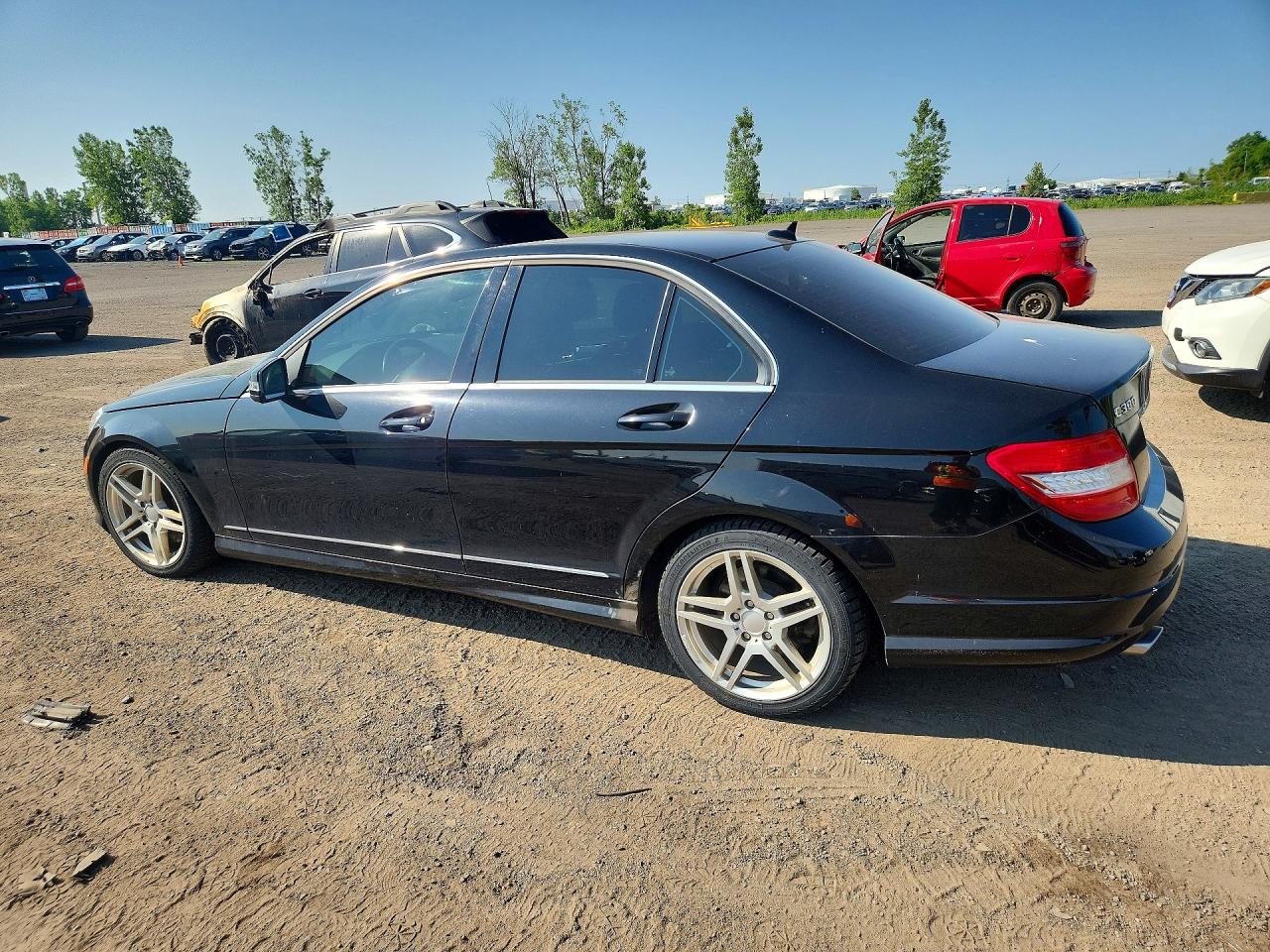 2010 Mercedes-benz C 300 4matic Black vin: WDDGF8BB7AF519318