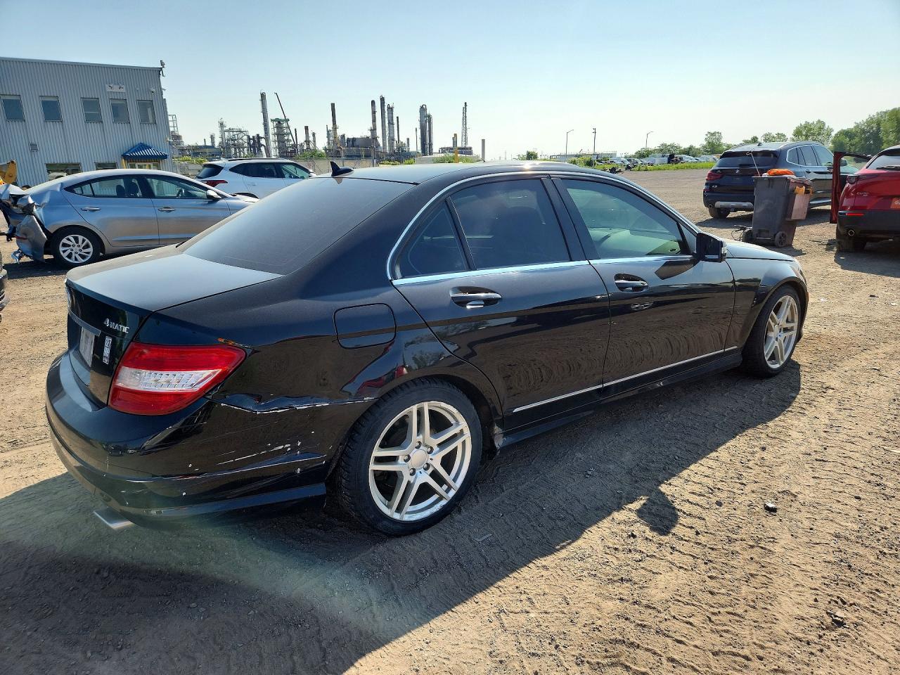 2010 Mercedes-benz C 300 4matic Black vin: WDDGF8BB7AF519318