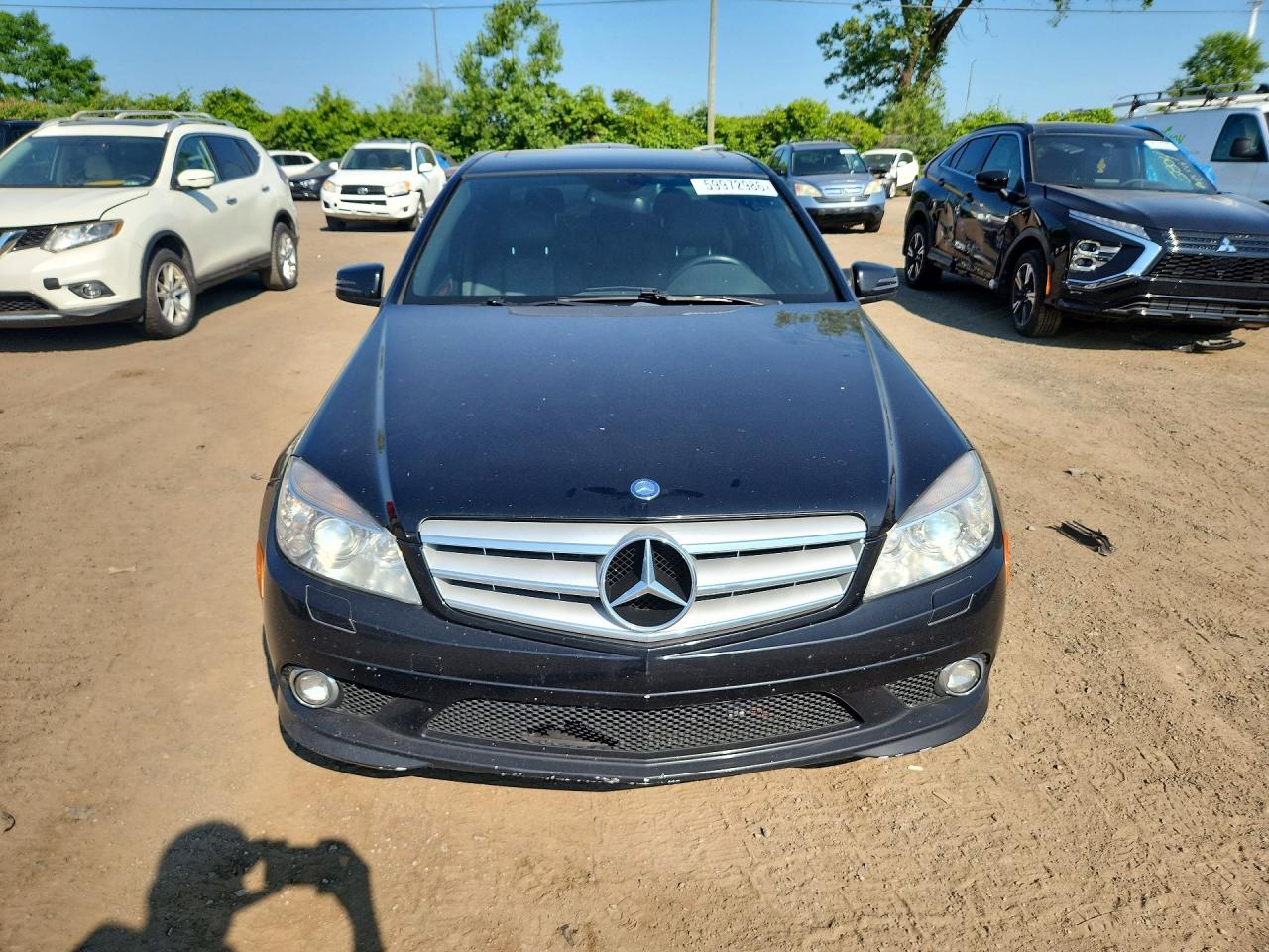 2010 Mercedes-benz C 300 4matic Black vin: WDDGF8BB7AF519318
