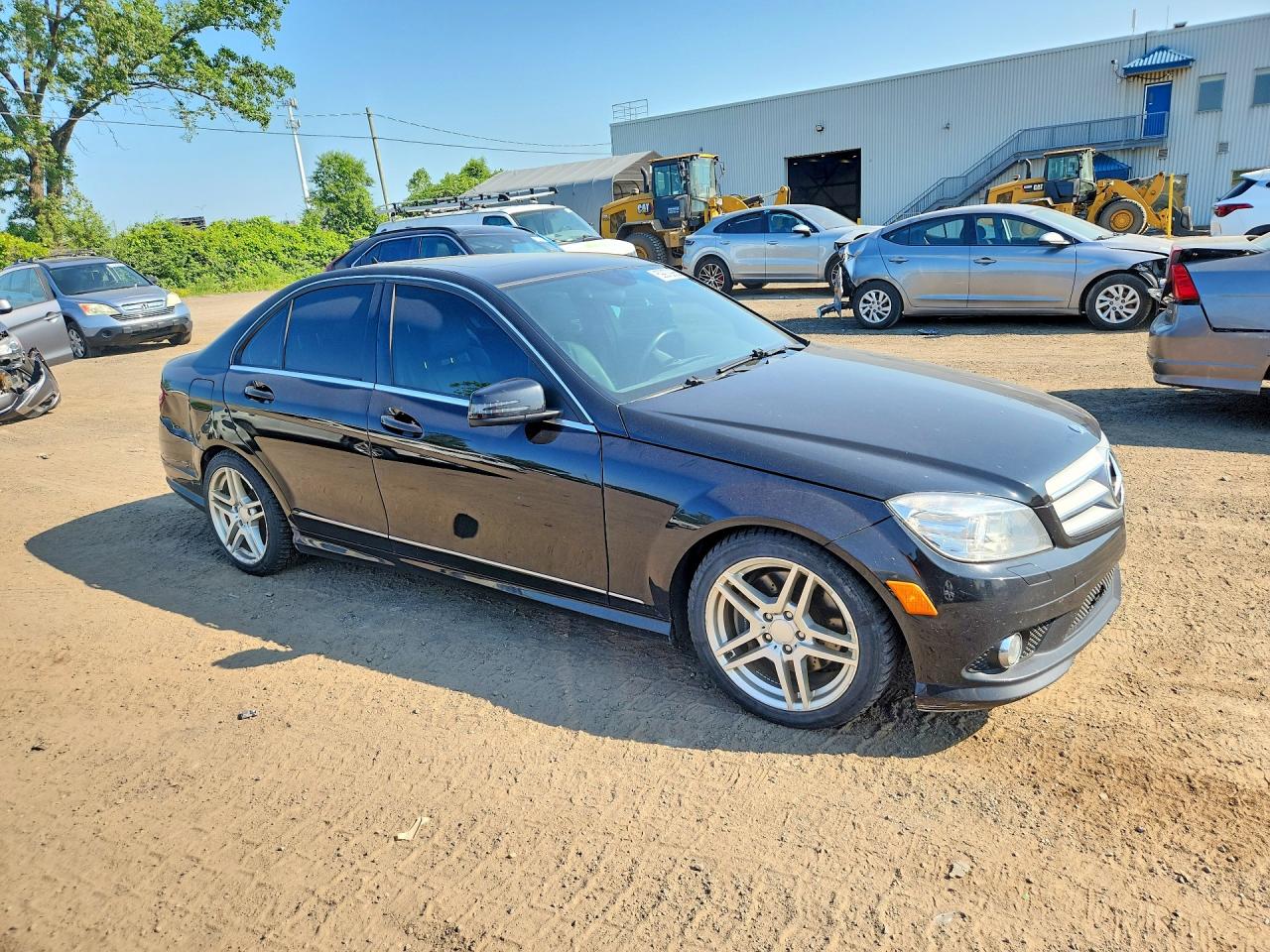 2010 Mercedes-benz C 300 4matic Black vin: WDDGF8BB7AF519318