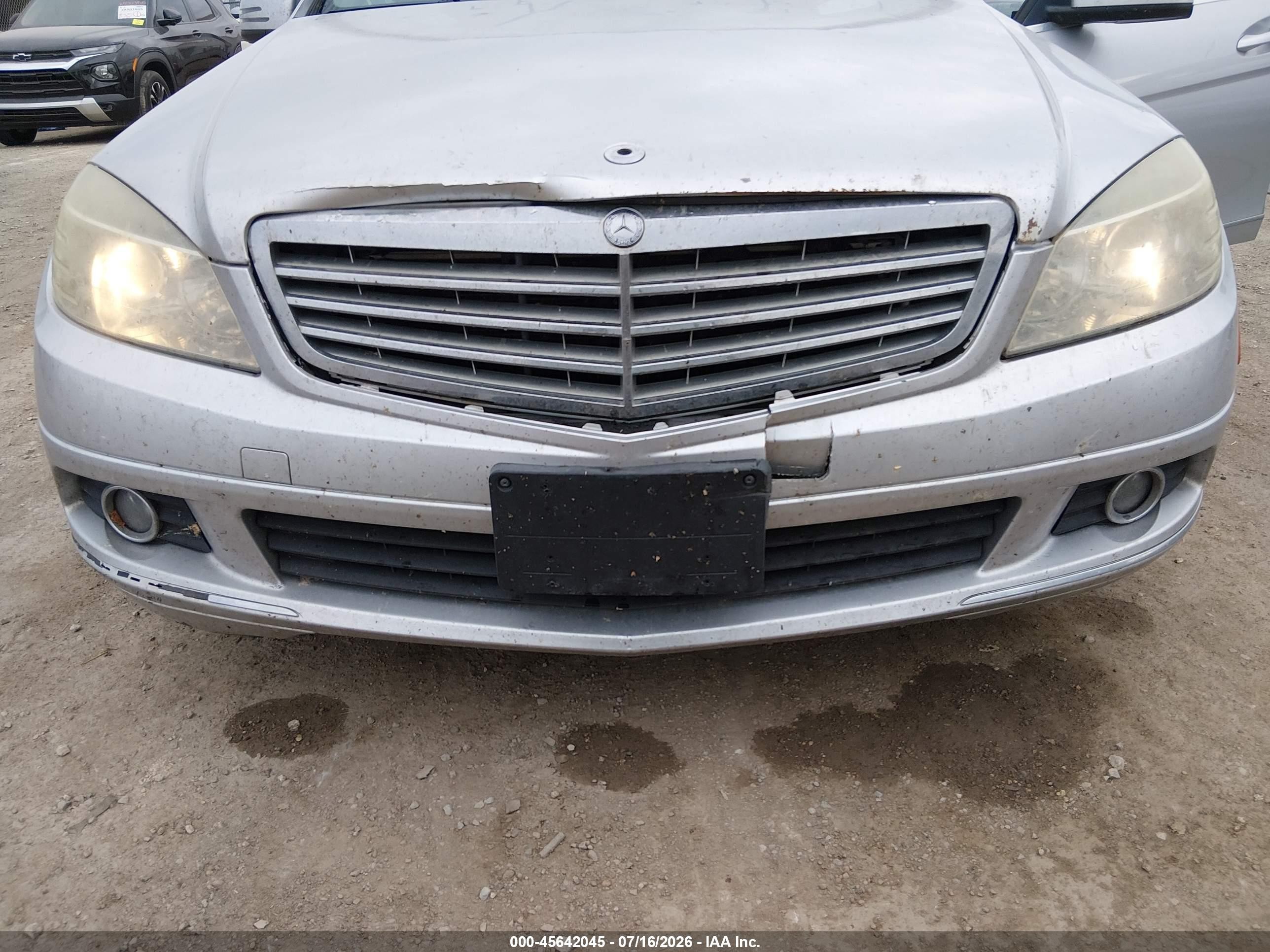 2010 Mercedes-benz C 300 Luxury 4matic Silver vin: WDDGF8BB7AR100335