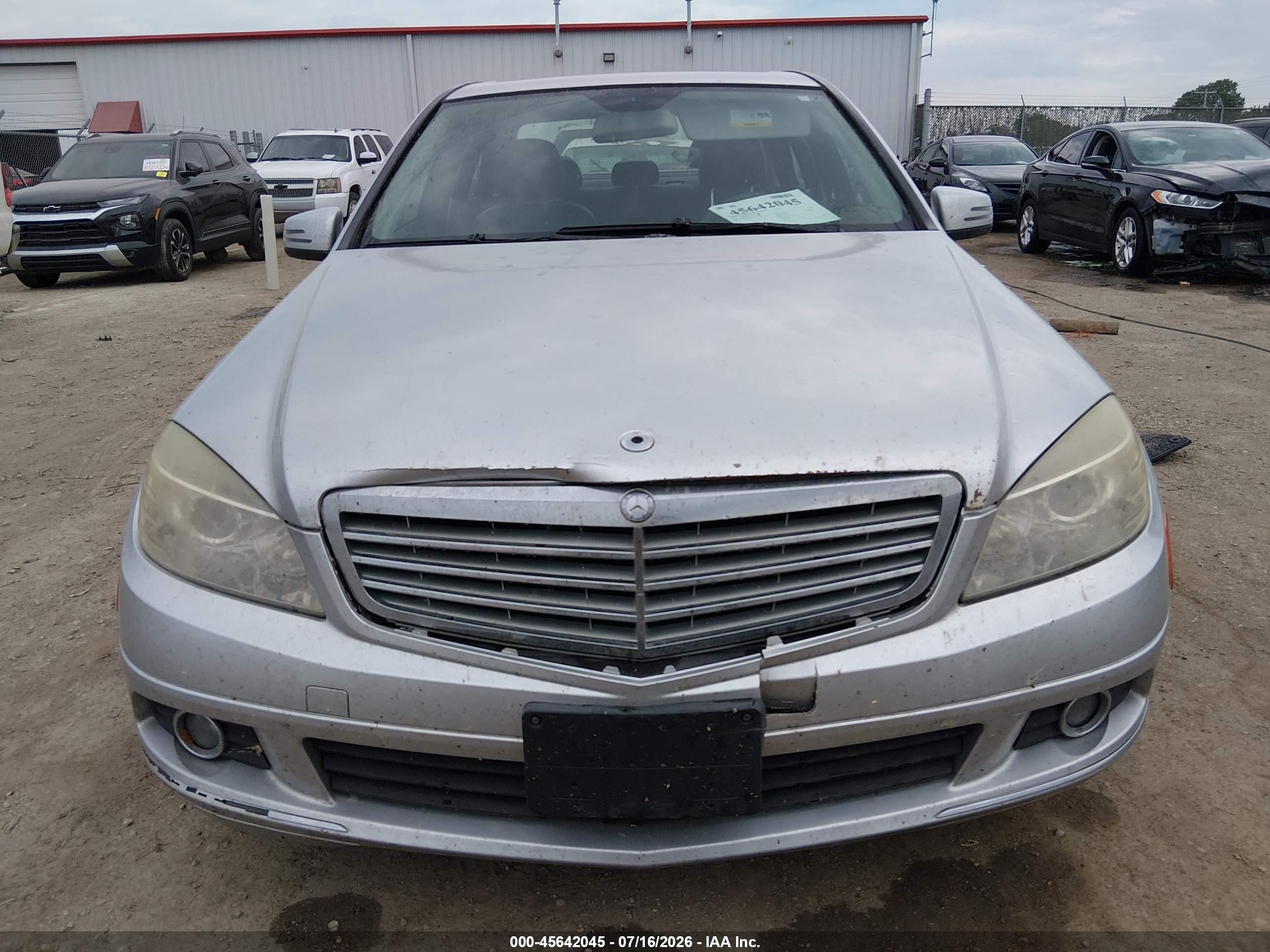 2010 Mercedes-benz C 300 Luxury 4matic Silver vin: WDDGF8BB7AR100335