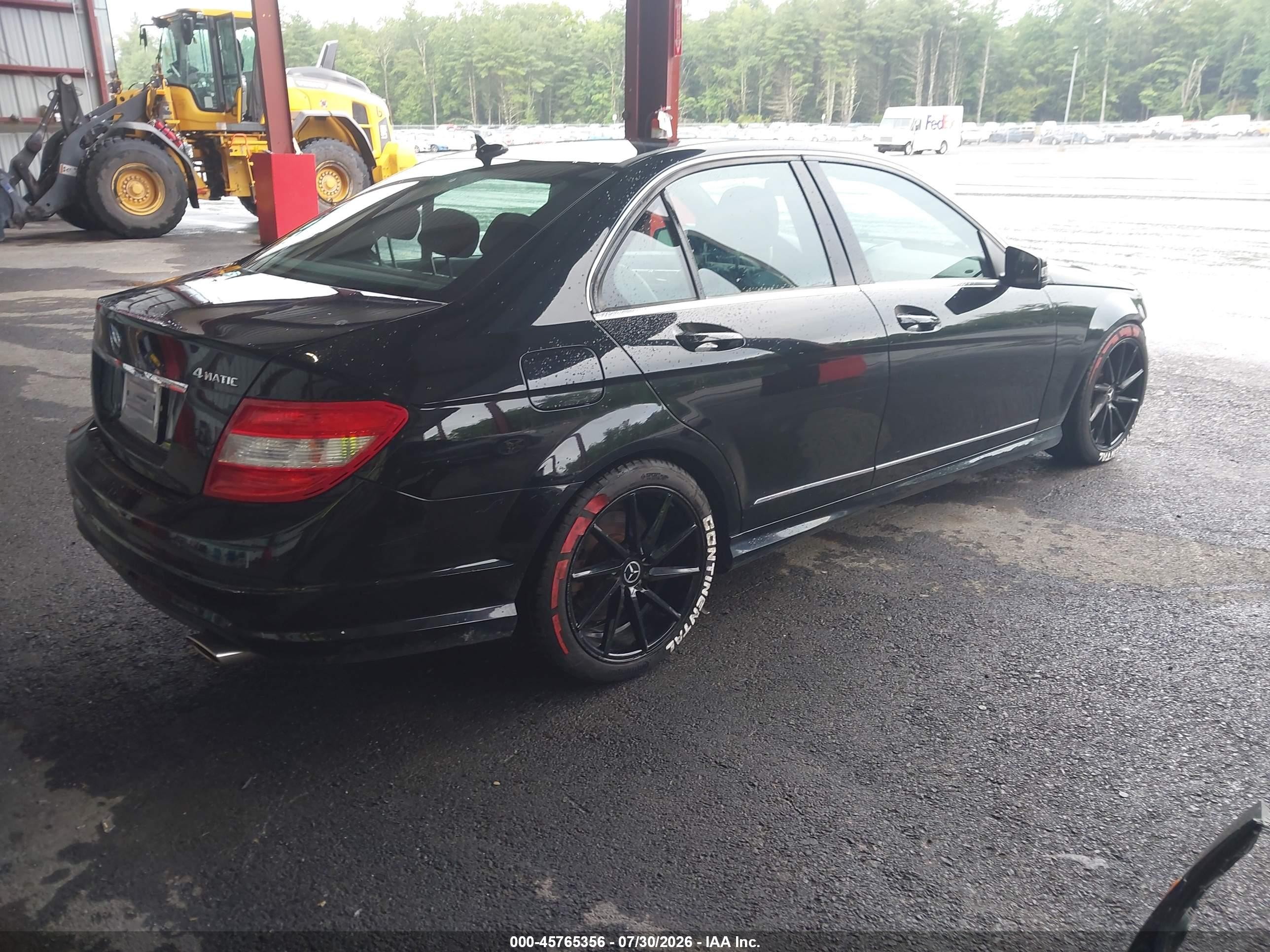 2010 Mercedes-benz C 300 Luxury 4matic/sport 4matic Black vin: WDDGF8BB7AR102005