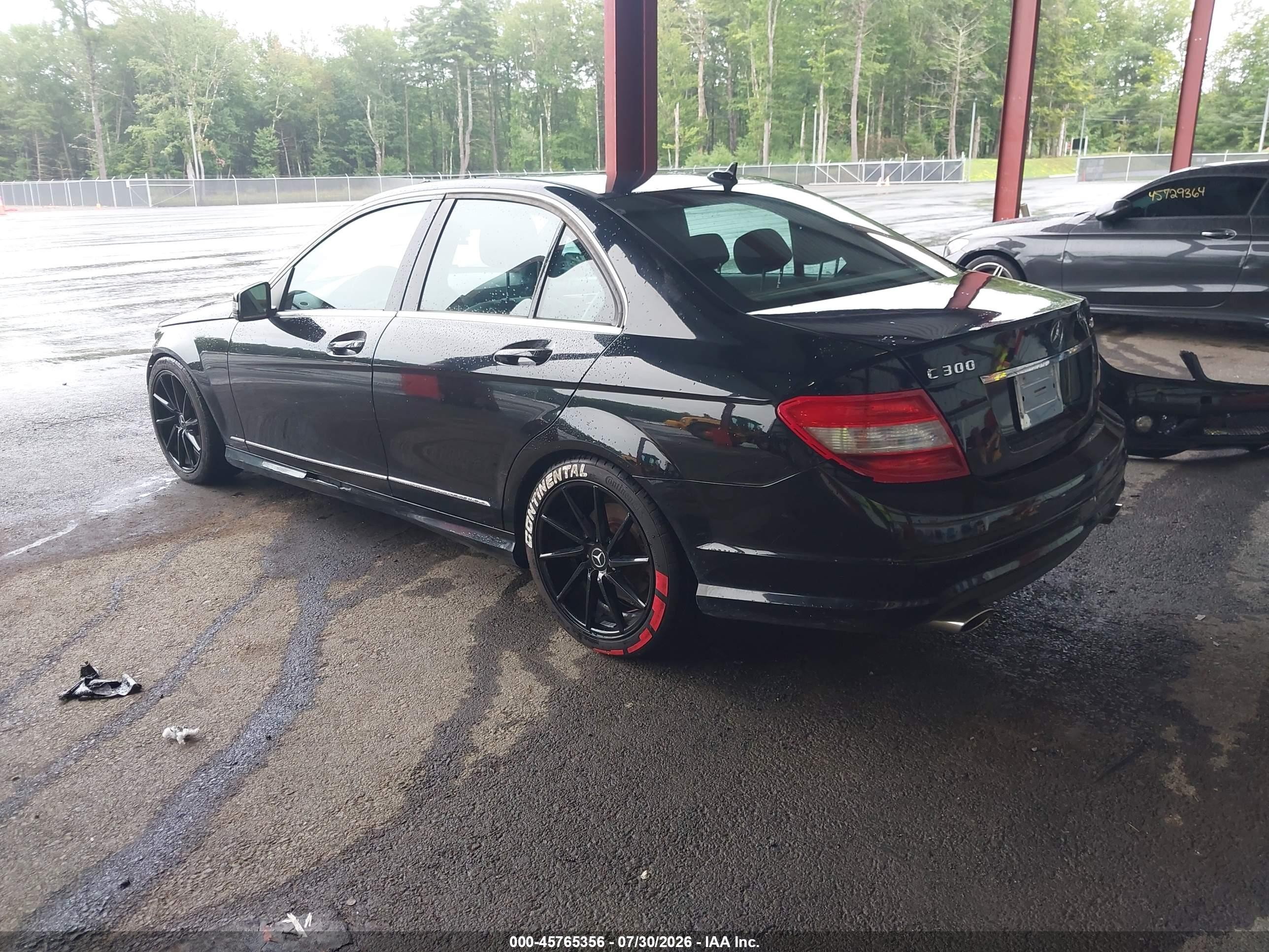 2010 Mercedes-benz C 300 Luxury 4matic/sport 4matic Black vin: WDDGF8BB7AR102005