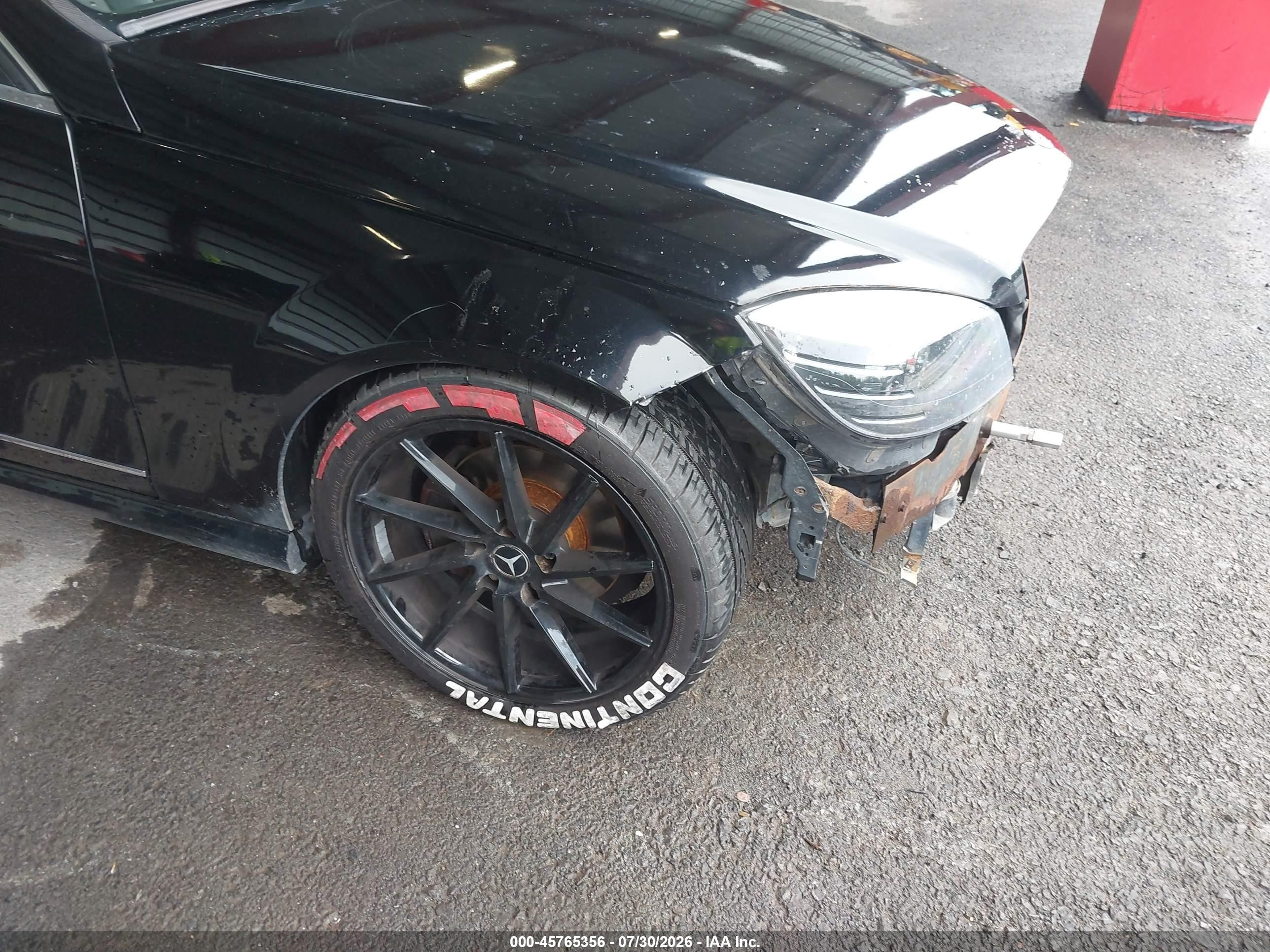 2010 Mercedes-benz C 300 Luxury 4matic/sport 4matic Black vin: WDDGF8BB7AR102005
