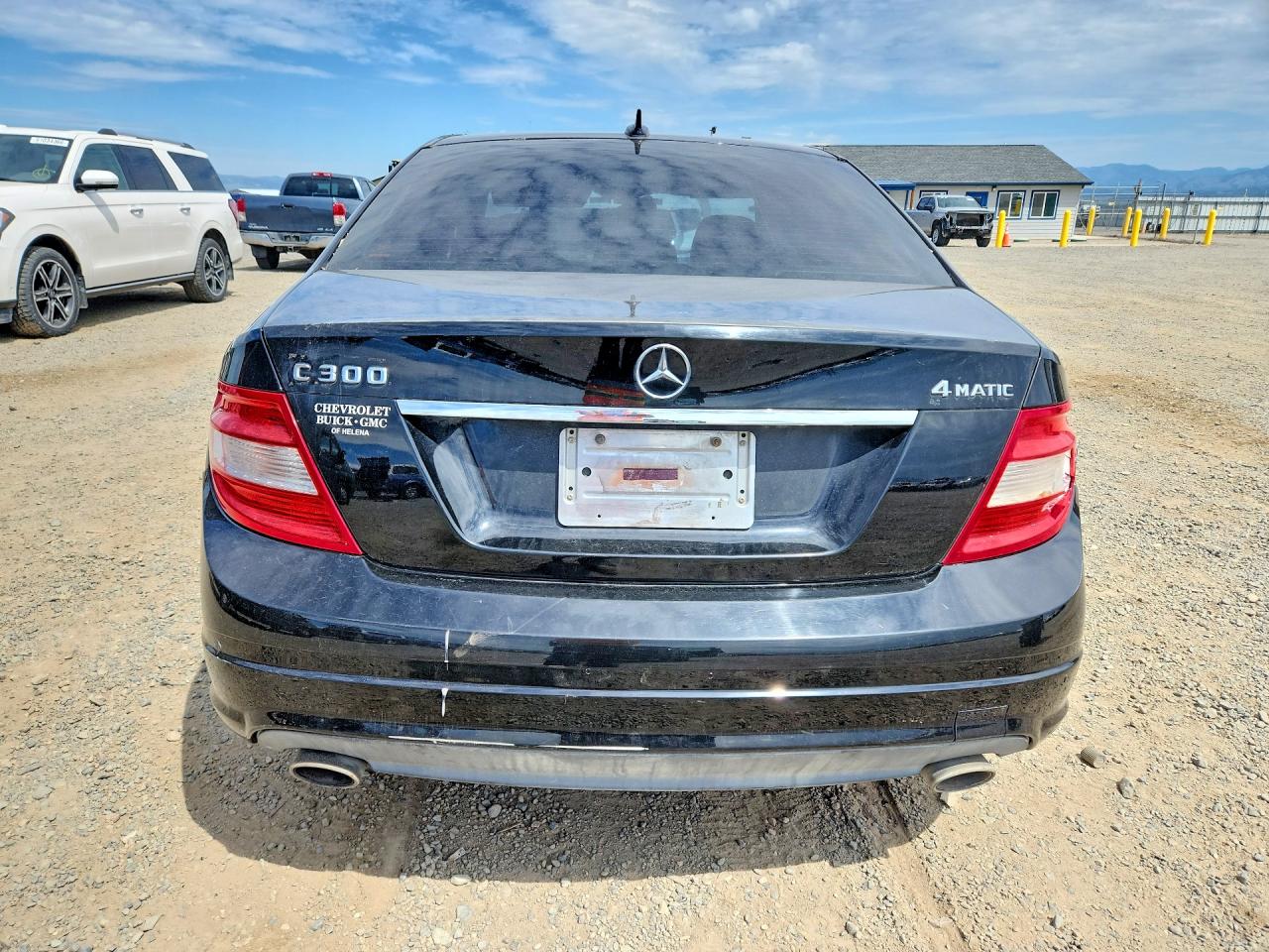 2010 Mercedes-benz C 300 4matic Black vin: WDDGF8BB7AR108743