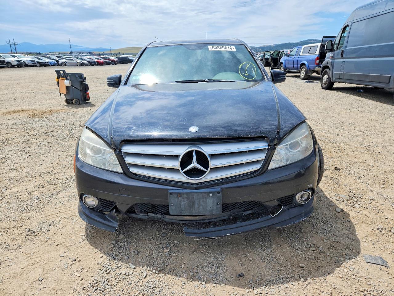 2010 Mercedes-benz C 300 4matic Black vin: WDDGF8BB7AR108743