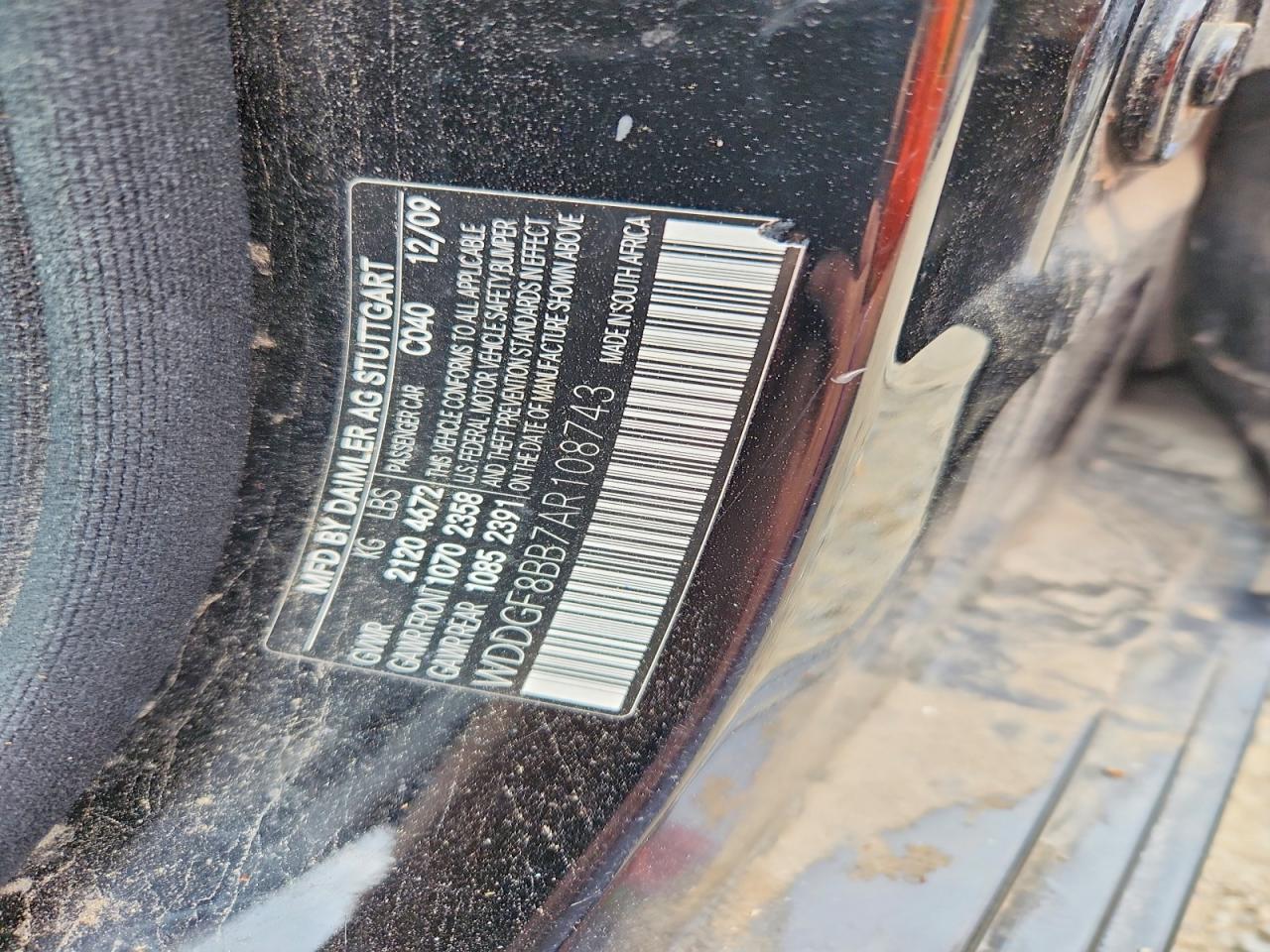 2010 Mercedes-benz C 300 4matic Black vin: WDDGF8BB7AR108743