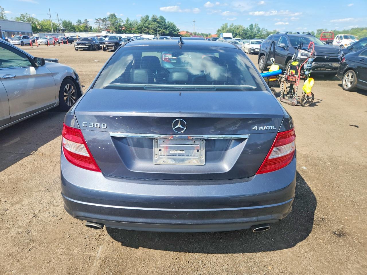 2010 Mercedes-benz C 300 4matic Gray vin: WDDGF8BB7AR123341