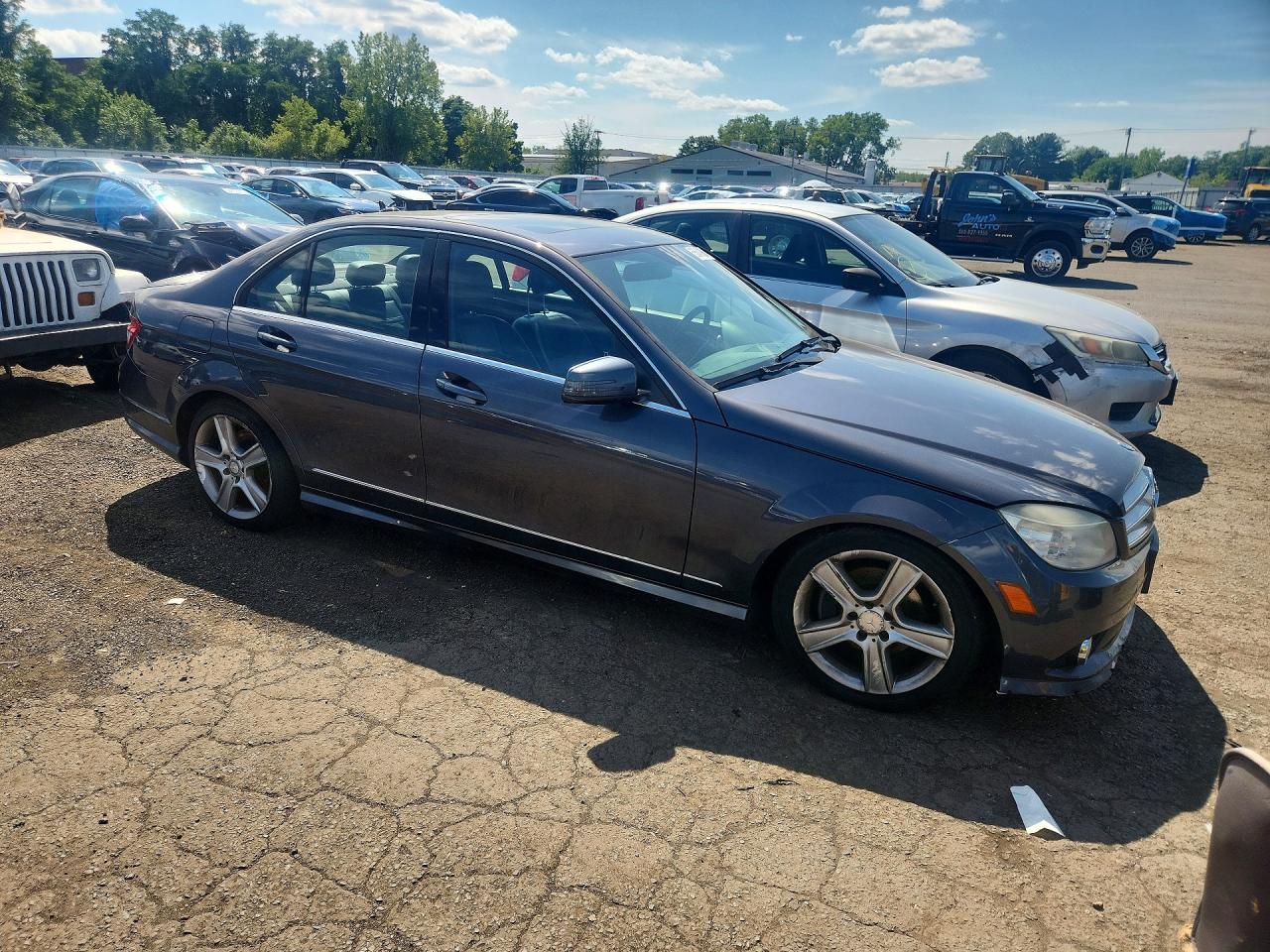2010 Mercedes-benz C 300 4matic Gray vin: WDDGF8BB7AR123341