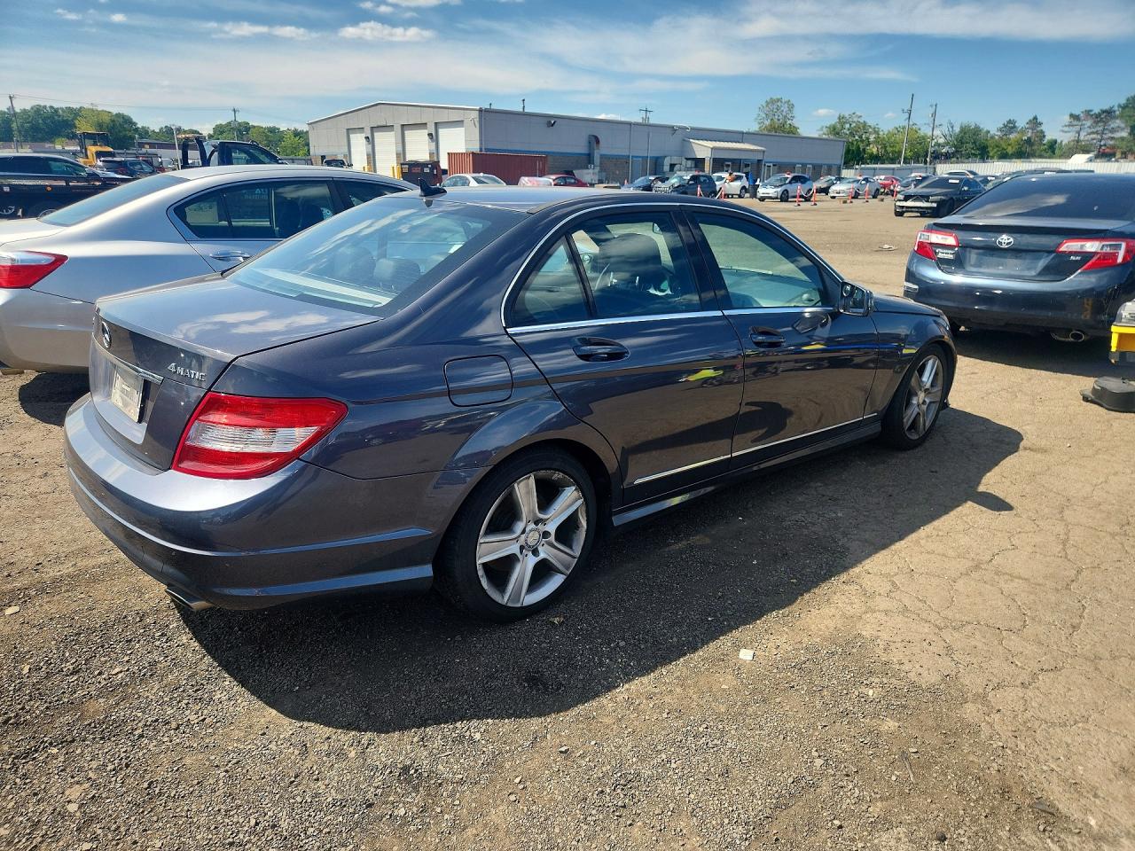 2010 Mercedes-benz C 300 4matic Gray vin: WDDGF8BB7AR123341