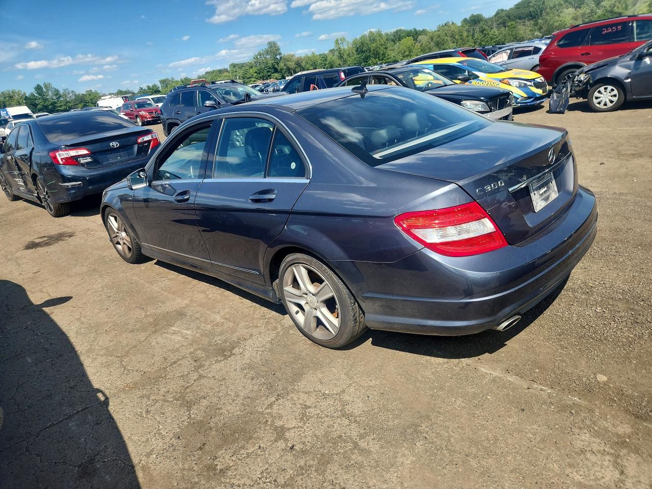 2010 Mercedes-benz C 300 4matic Gray vin: WDDGF8BB7AR123341