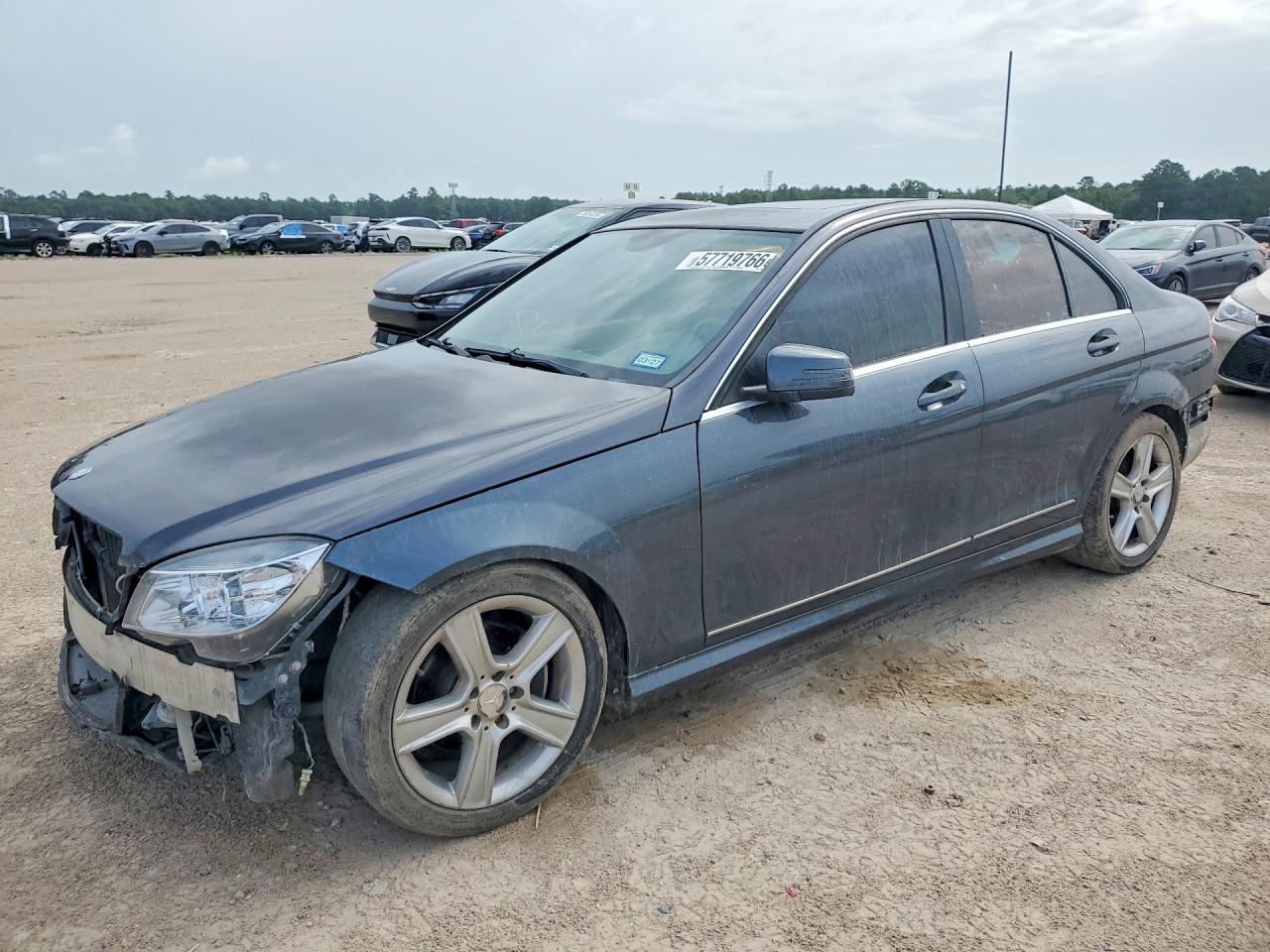 2010 Mercedes-benz C 300 4matic Black vin: WDDGF8BB7AR124330