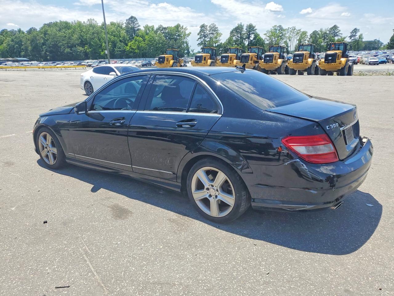 2010 Mercedes-benz C 300 4matic Black vin: WDDGF8BB7AR126885