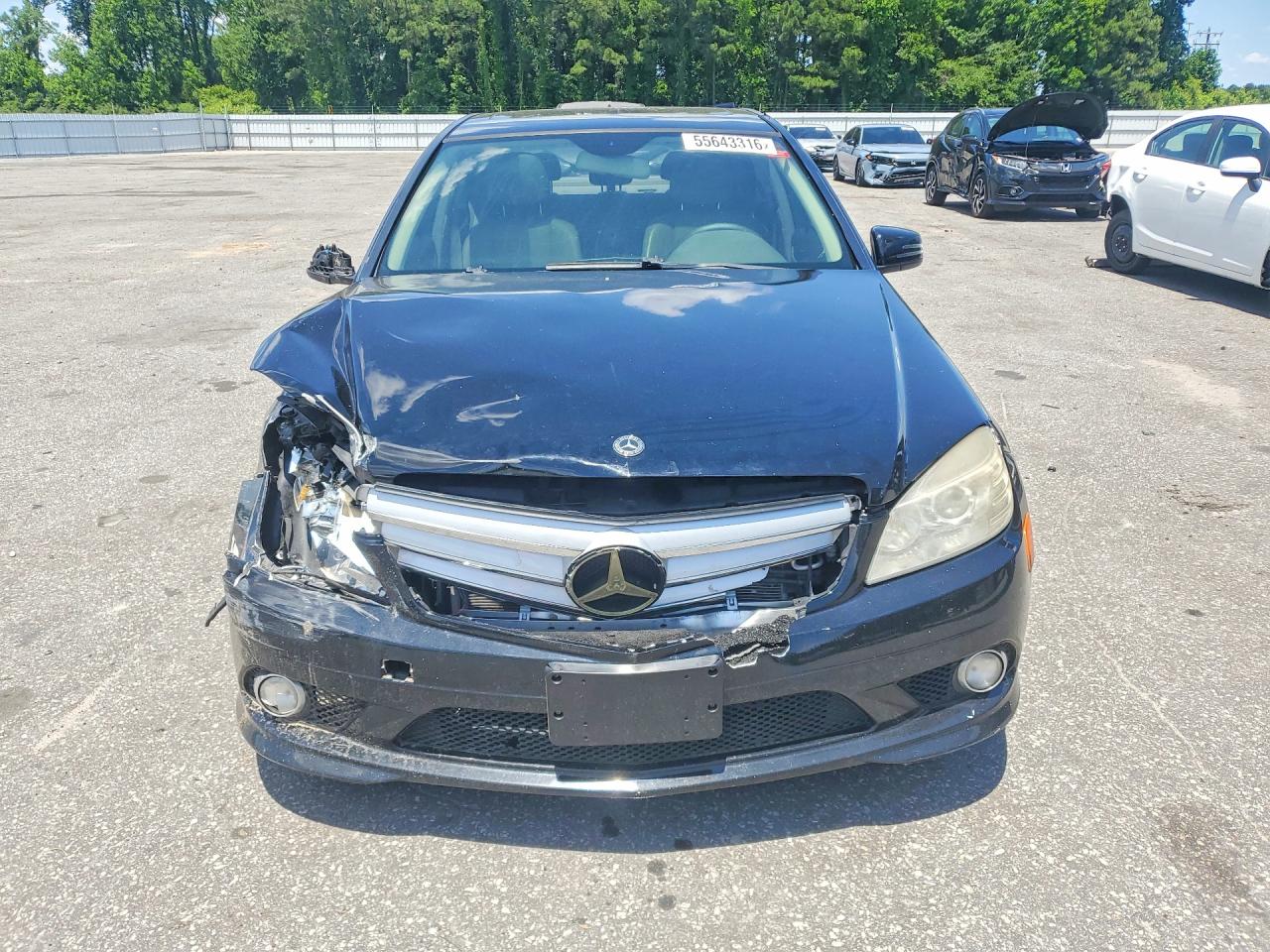 2010 Mercedes-benz C 300 4matic Black vin: WDDGF8BB7AR126885