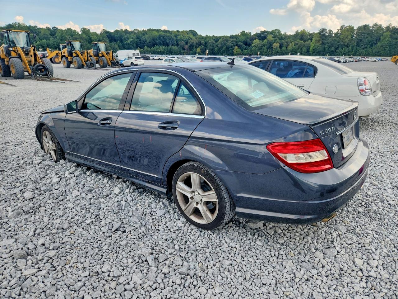 2011 Mercedes-benz C 300 4matic Gray vin: WDDGF8BB7BR141985