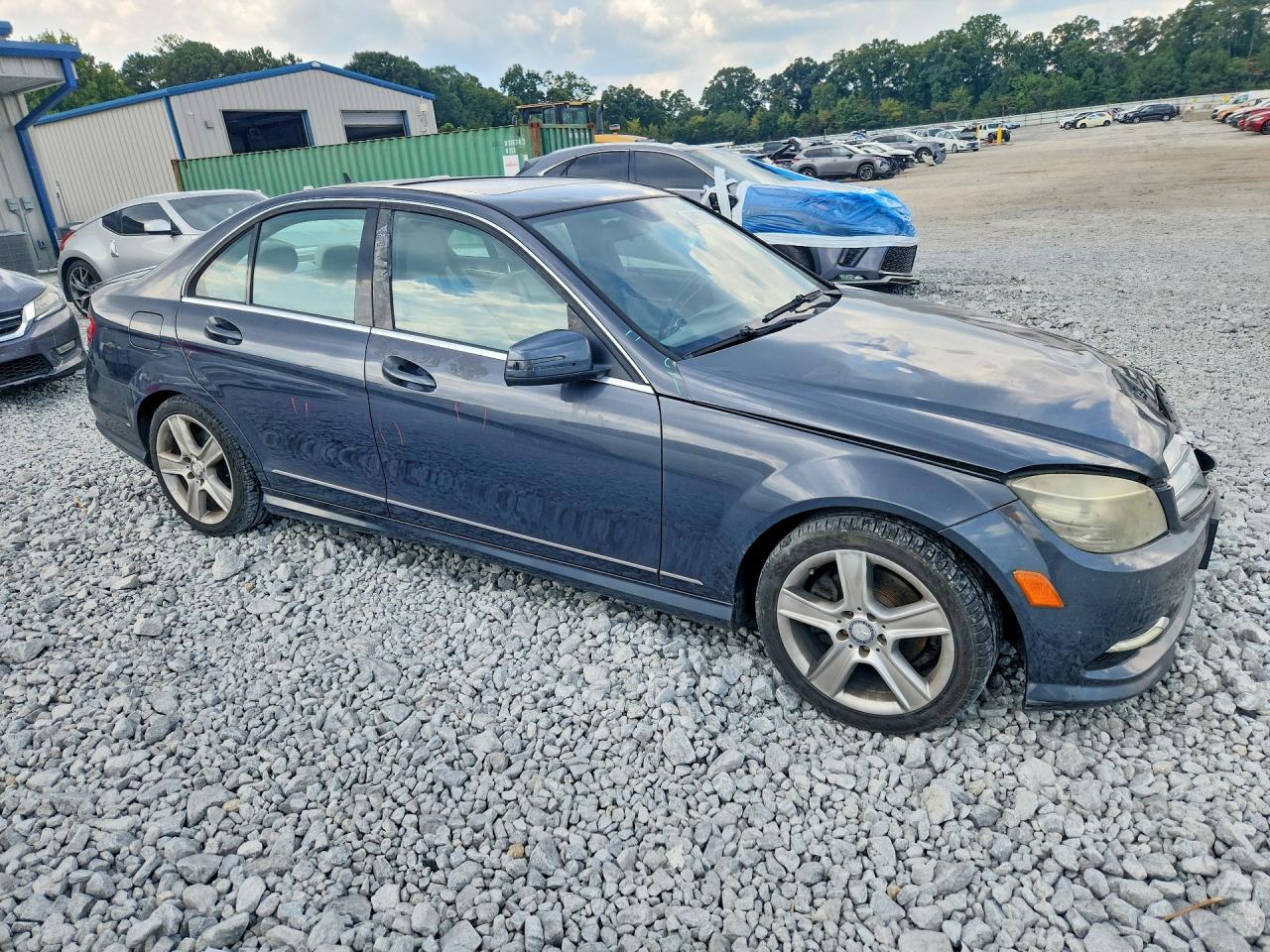 2011 Mercedes-benz C 300 4matic Gray vin: WDDGF8BB7BR141985