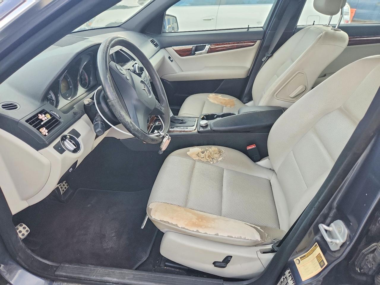 2011 Mercedes-benz C 300 4matic Gray vin: WDDGF8BB7BR141985