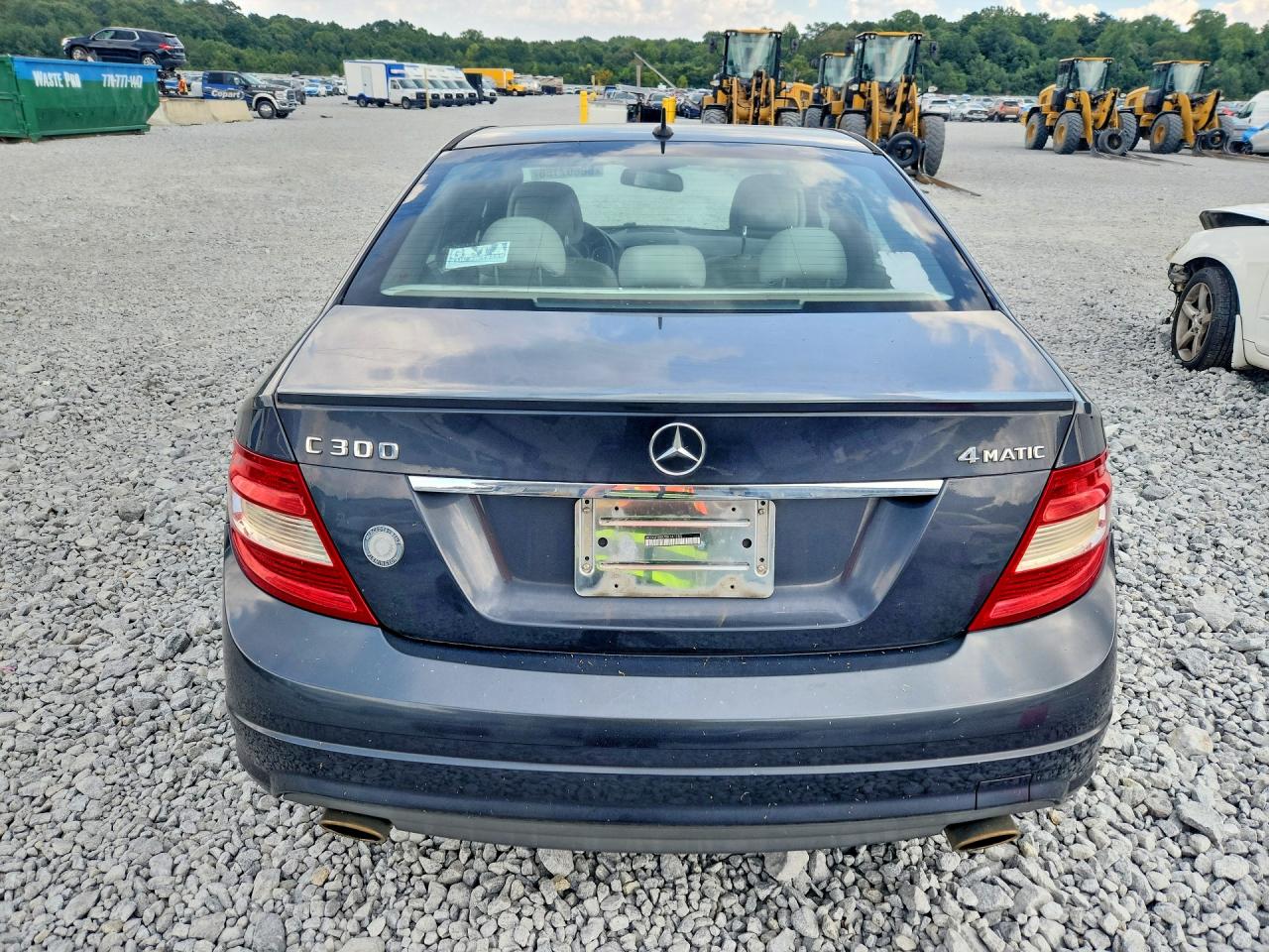 2011 Mercedes-benz C 300 4matic Gray vin: WDDGF8BB7BR141985