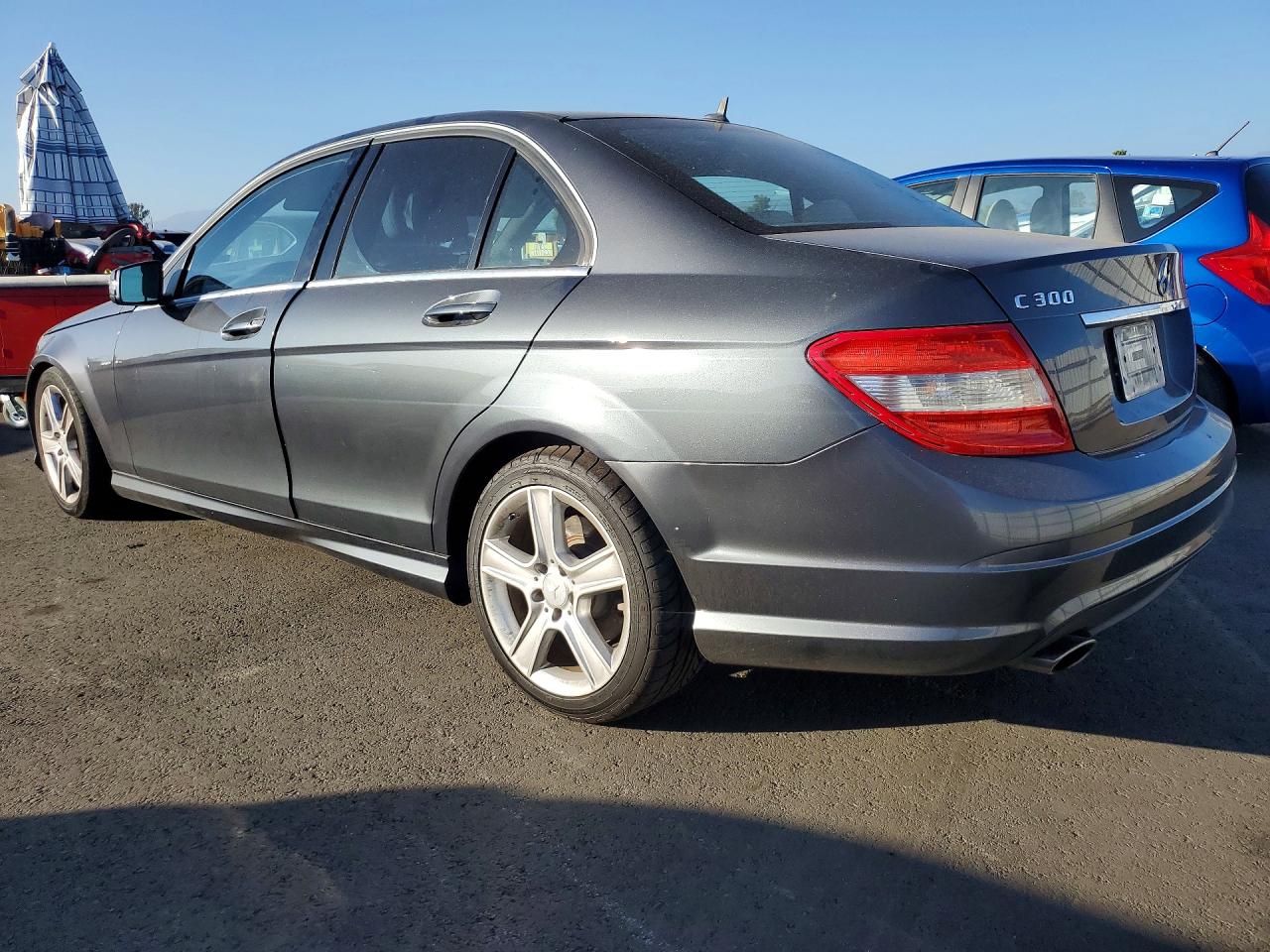 2011 Mercedes-benz C 300 4matic Gray vin: WDDGF8BB7BR148435