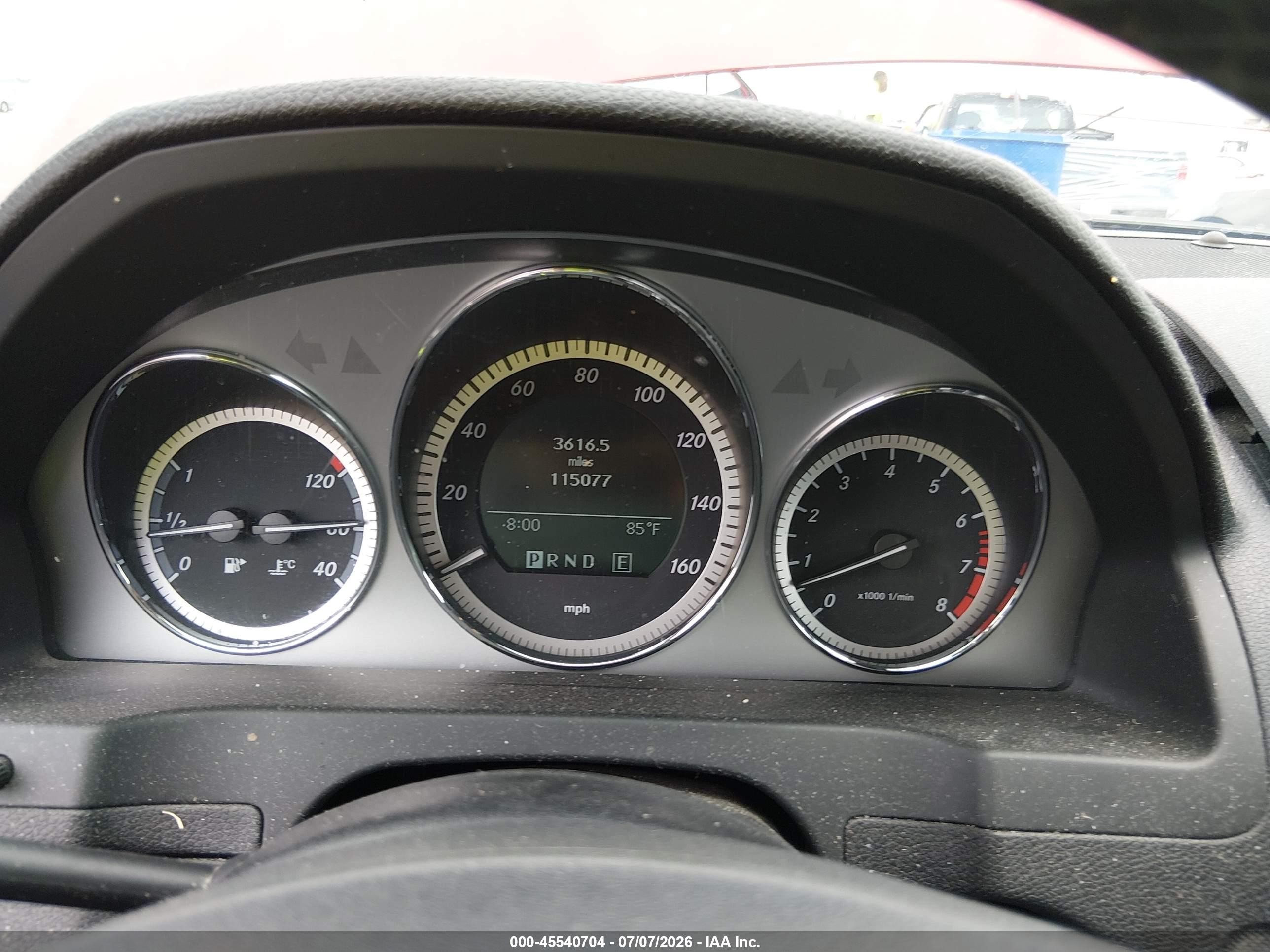 2011 Mercedes-benz C 300 Luxury 4matic/sport 4matic Red vin: WDDGF8BB7BR157264