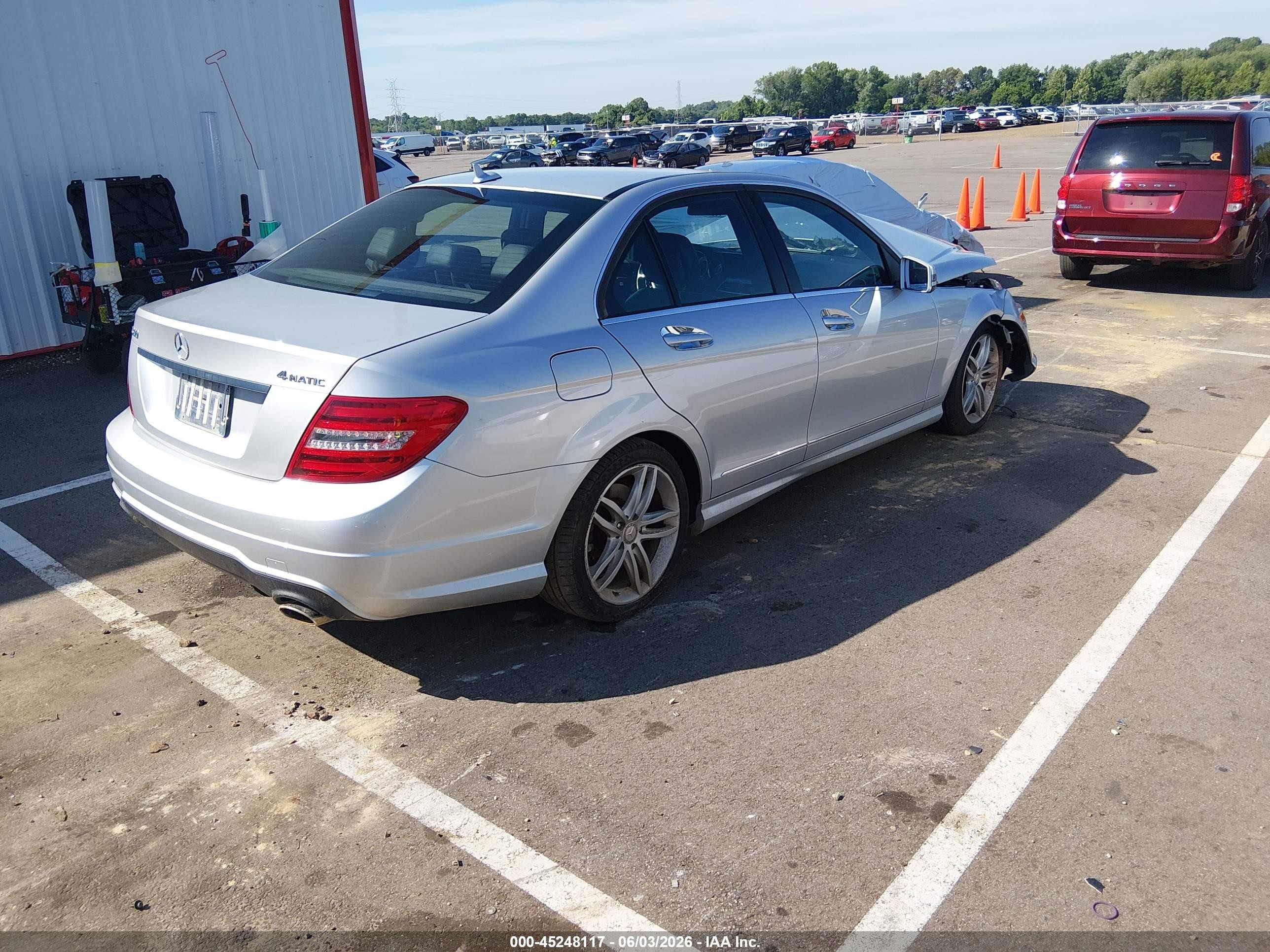 2012 Mercedes-benz C 300 Sport 4matic Gray vin: WDDGF8BB7CA654380