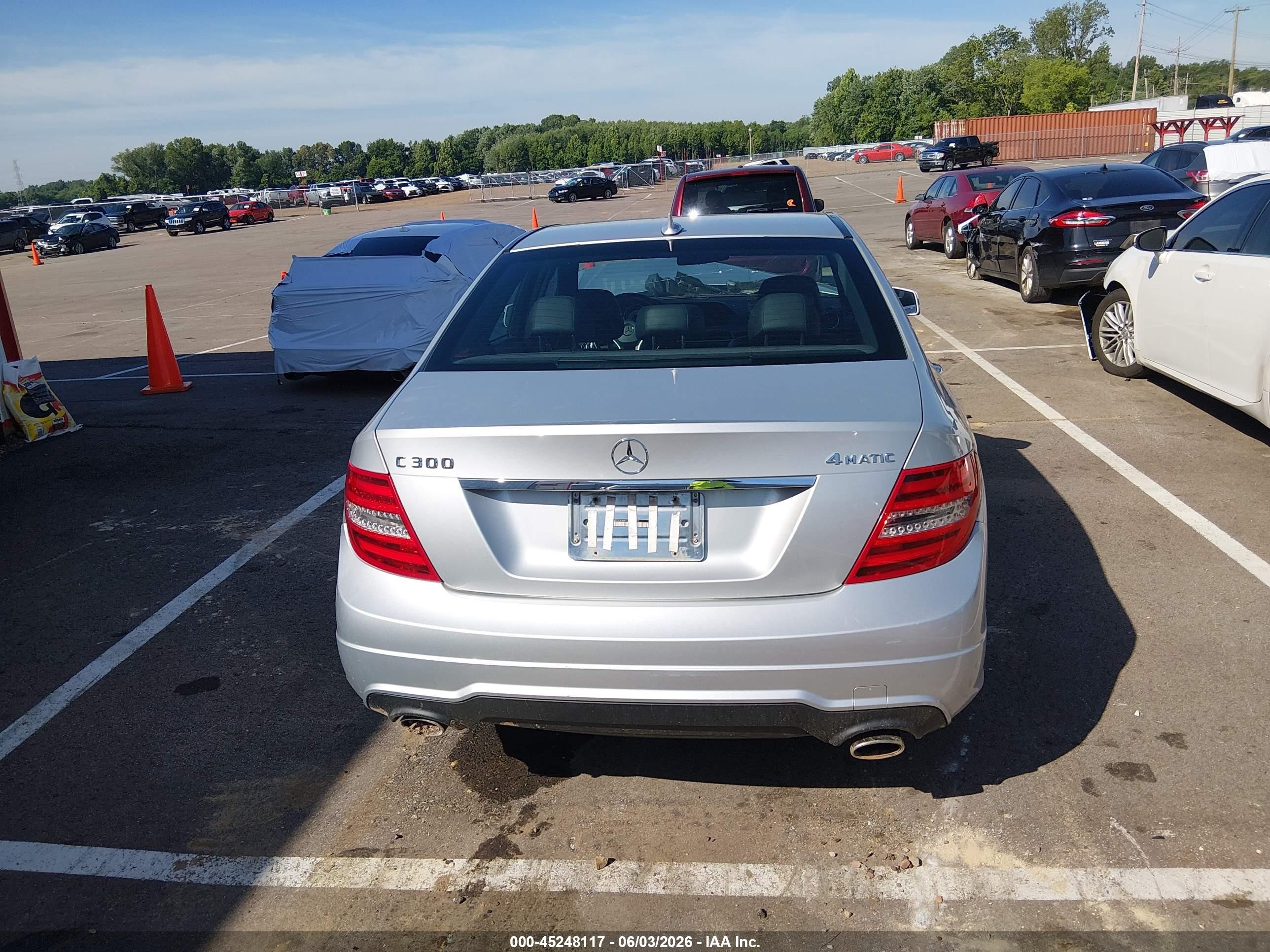 2012 Mercedes-benz C 300 Sport 4matic Gray vin: WDDGF8BB7CA654380
