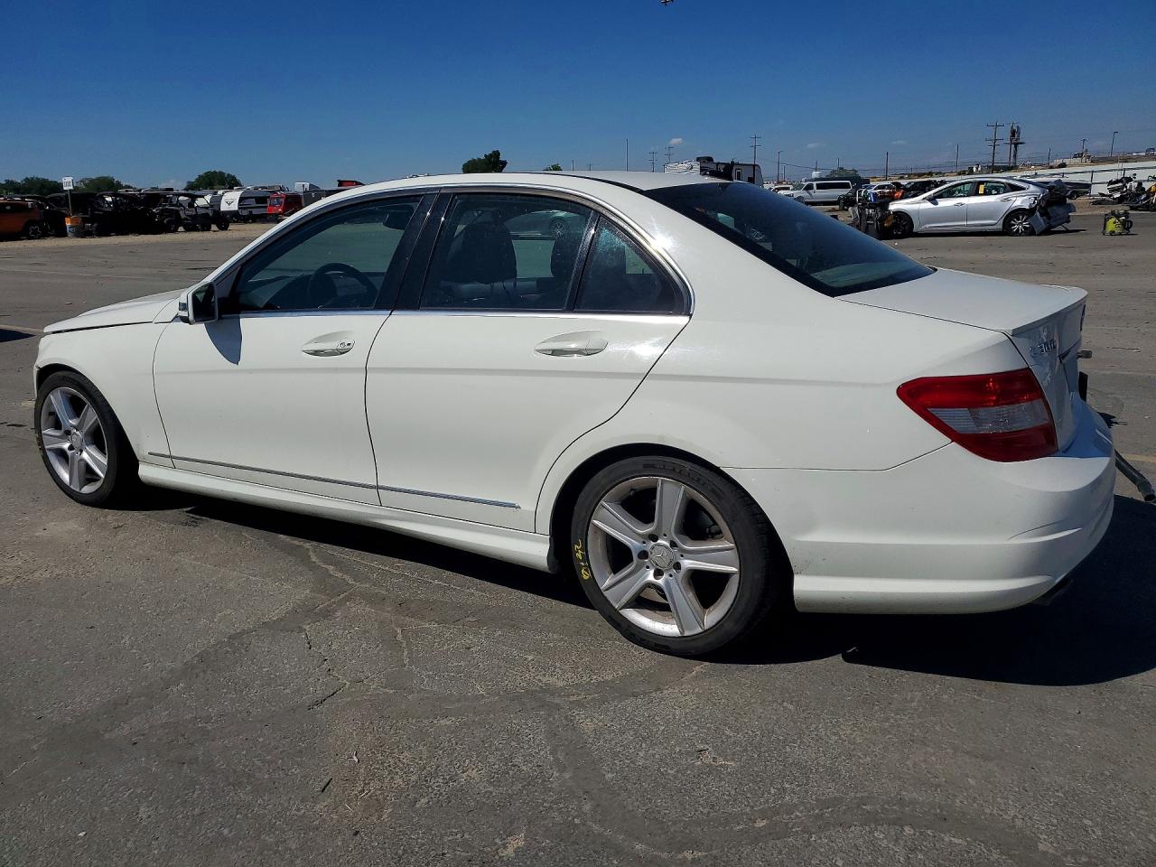 2010 Mercedes-benz C 300 4matic Белый vin: WDDGF8BB8AF384964