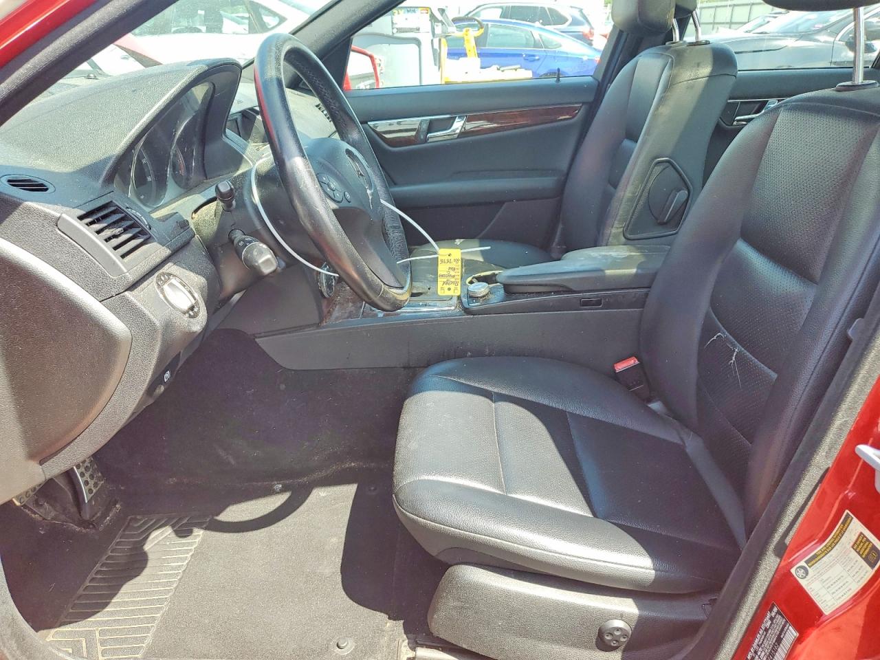 2010 Mercedes-benz C 300 4matic Red vin: WDDGF8BB8AF415162