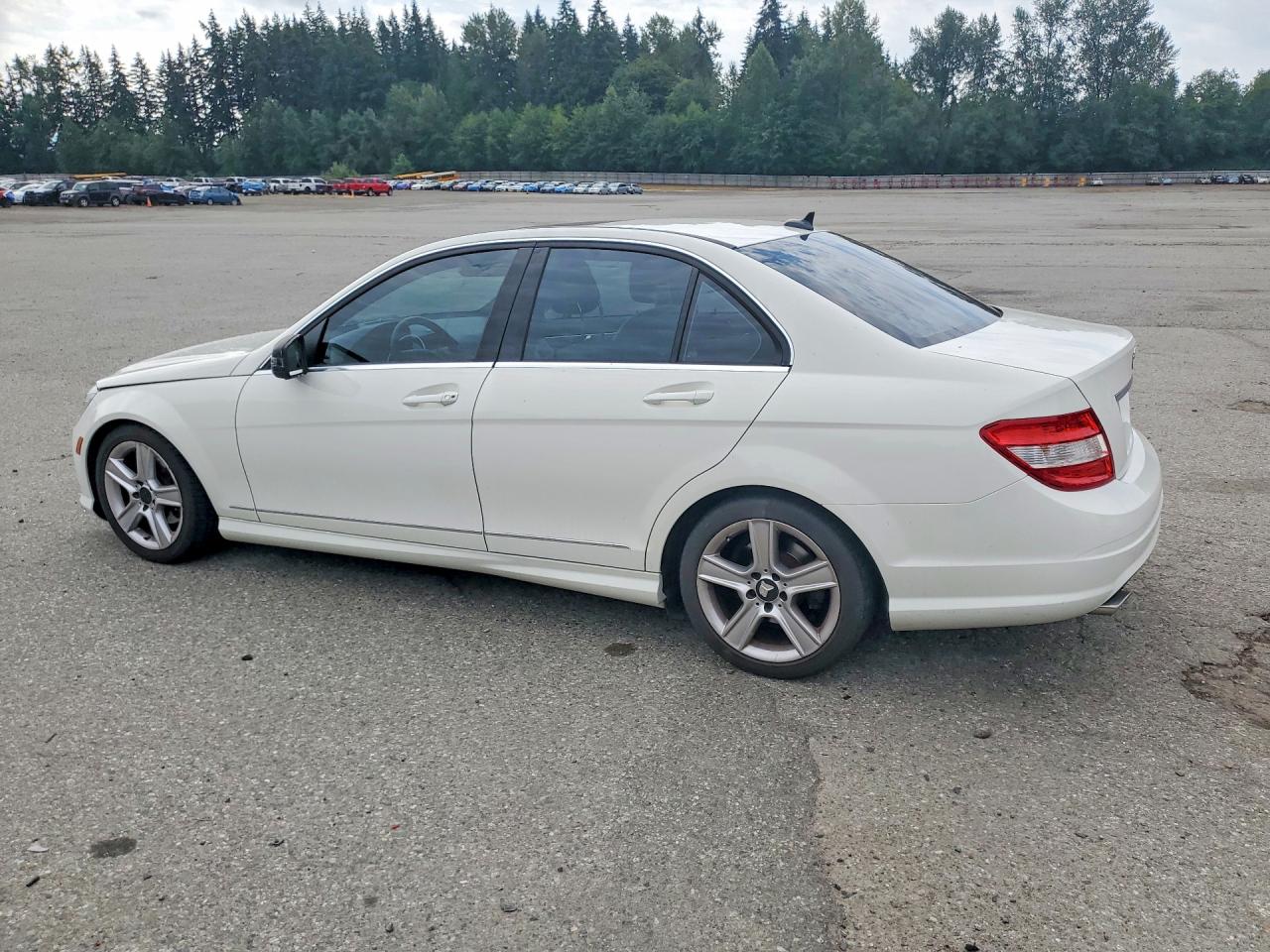 2010 Mercedes-benz C 300 4matic White vin: WDDGF8BB8AF420491