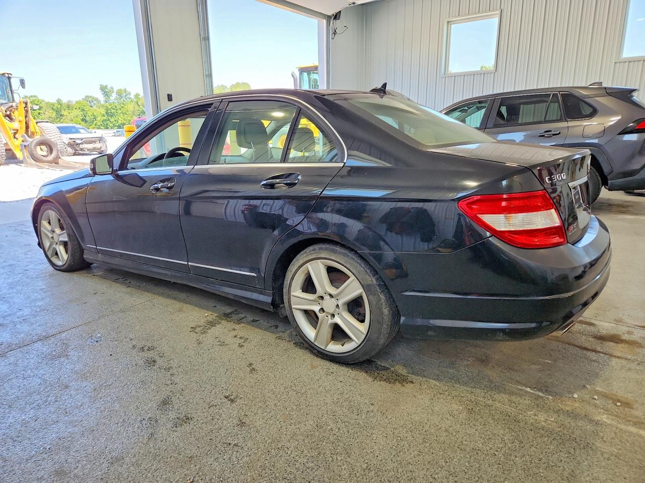 2010 Mercedes-benz C 300 4matic Black vin: WDDGF8BB8AF445844