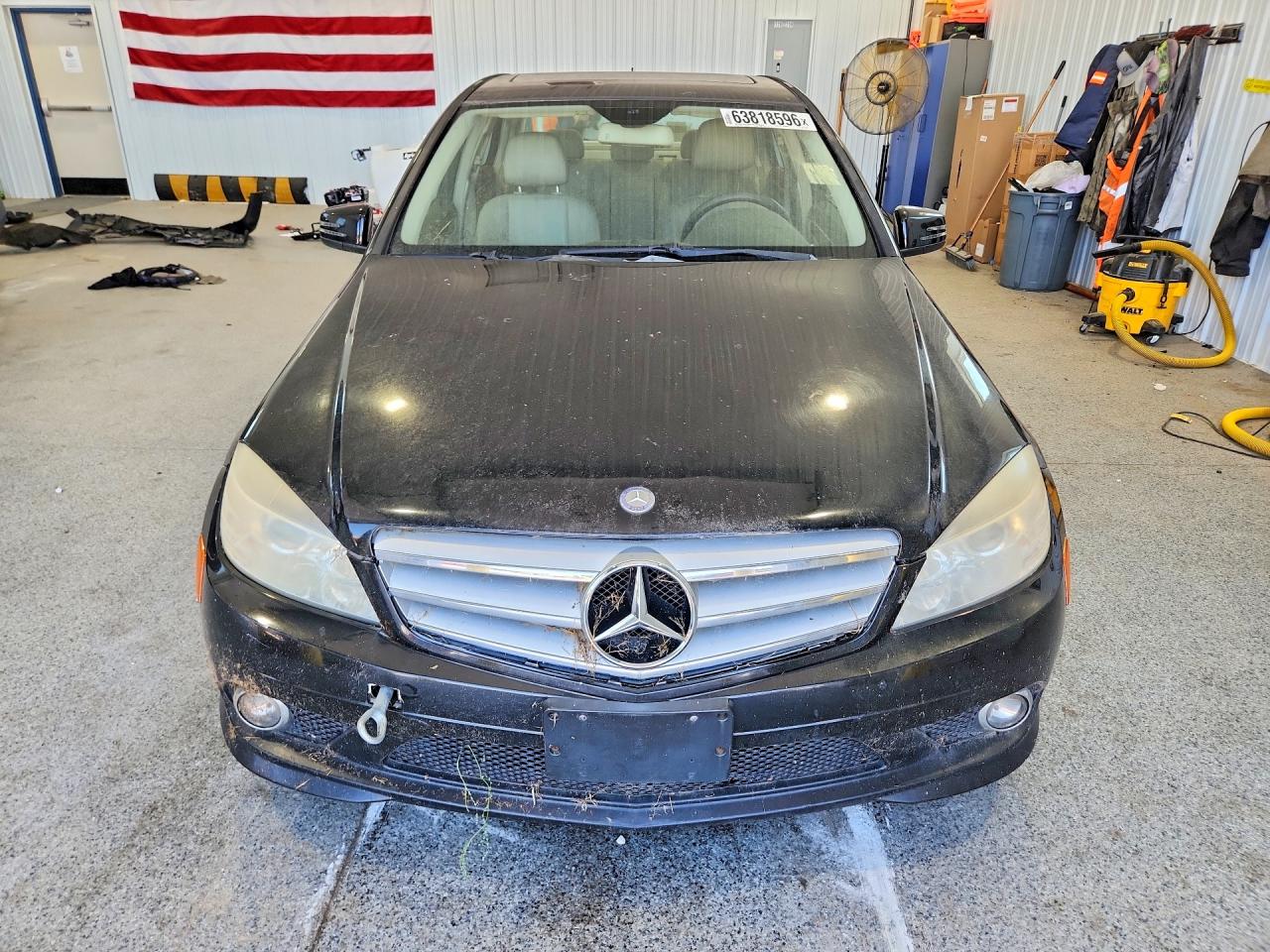 2010 Mercedes-benz C 300 4matic Black vin: WDDGF8BB8AF445844