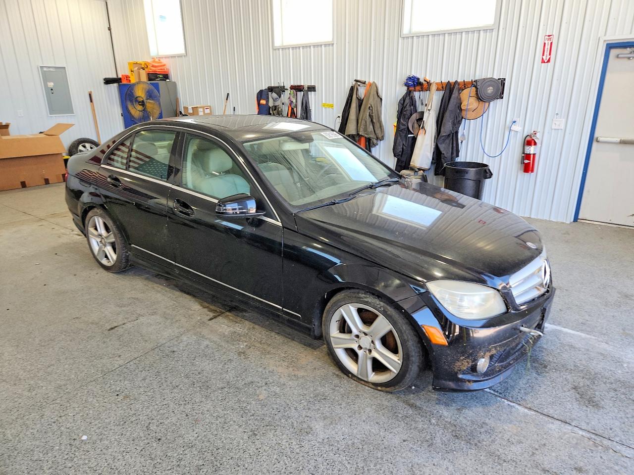 2010 Mercedes-benz C 300 4matic Black vin: WDDGF8BB8AF445844