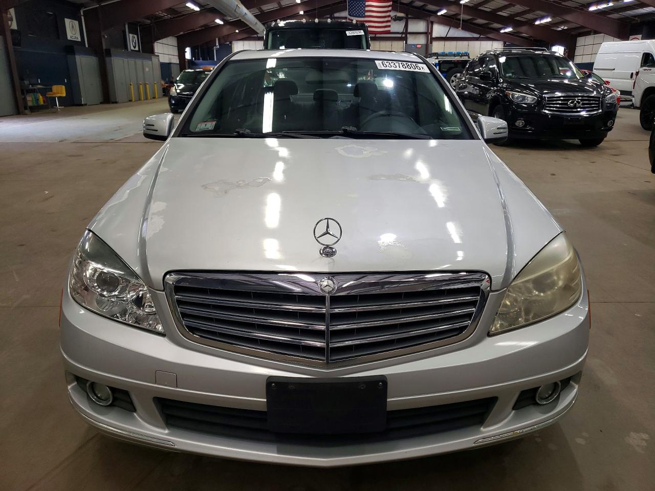 2010 Mercedes-benz C 300 4matic Silver vin: WDDGF8BB8AR105933