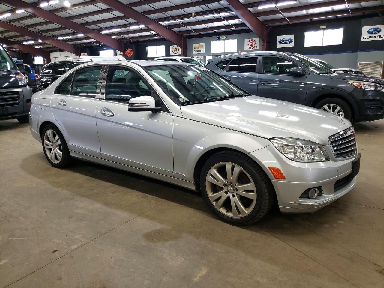 2010 Mercedes-benz C 300 4matic Silver vin: WDDGF8BB8AR105933