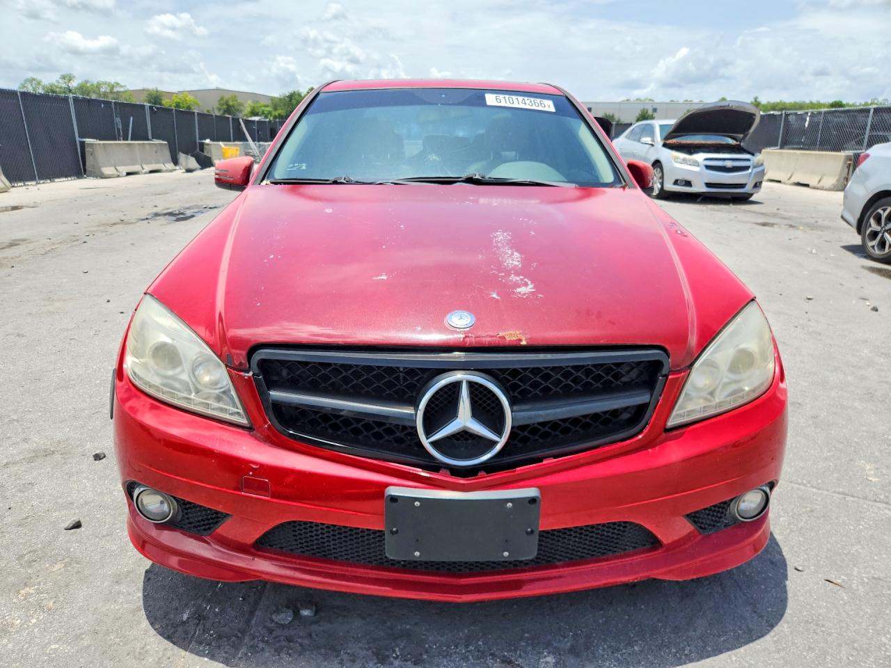2010 Mercedes-benz C 300 4matic Красный vin: WDDGF8BB8AR107231