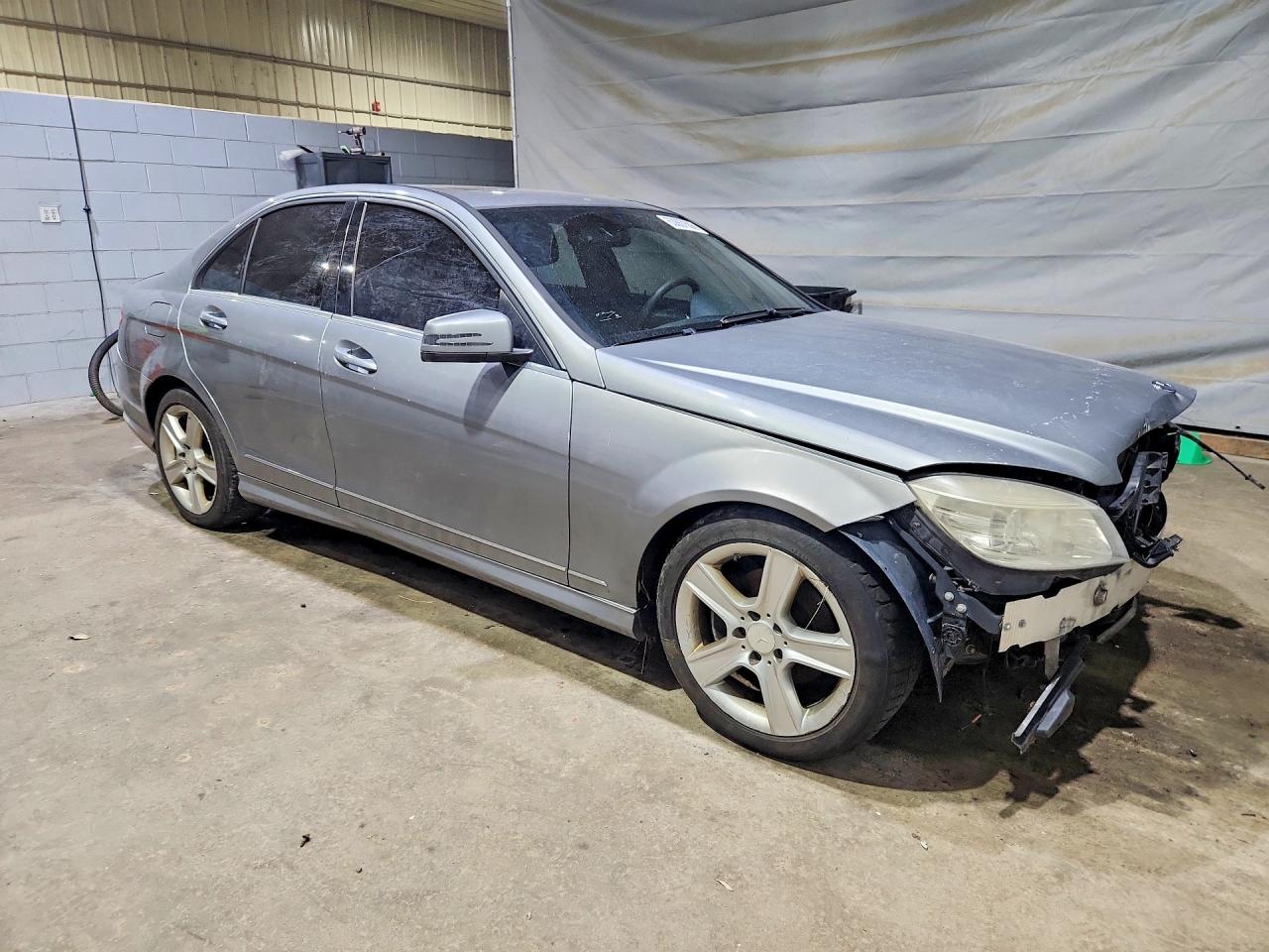 2010 Mercedes-benz C 300 4matic Gray vin: WDDGF8BB8AR122098