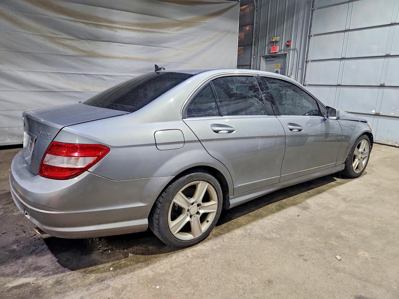 2010 Mercedes-benz C 300 4matic Gray vin: WDDGF8BB8AR122098