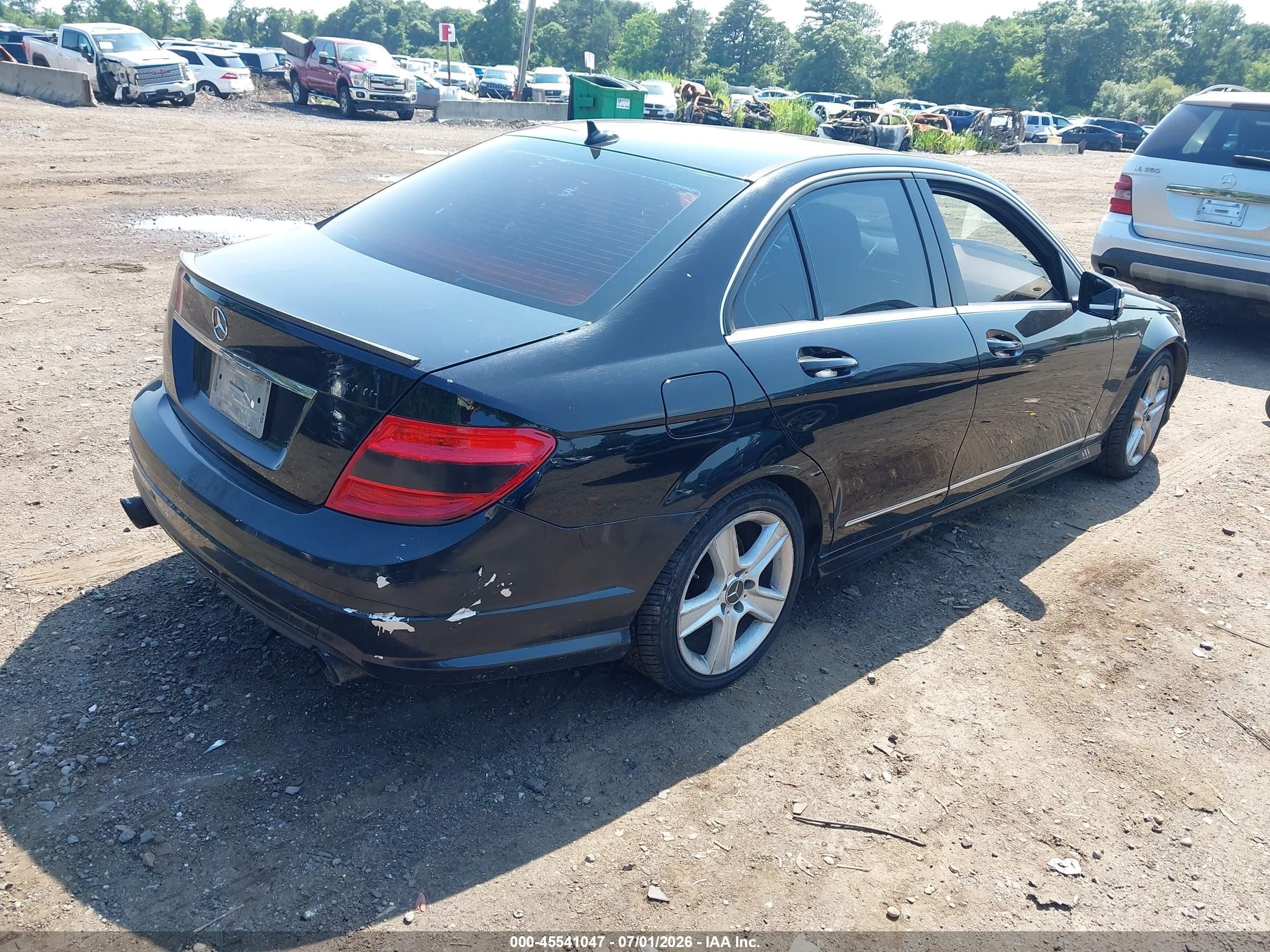 2010 Mercedes-benz C 300 Sport 4matic Black vin: WDDGF8BB8AR131576