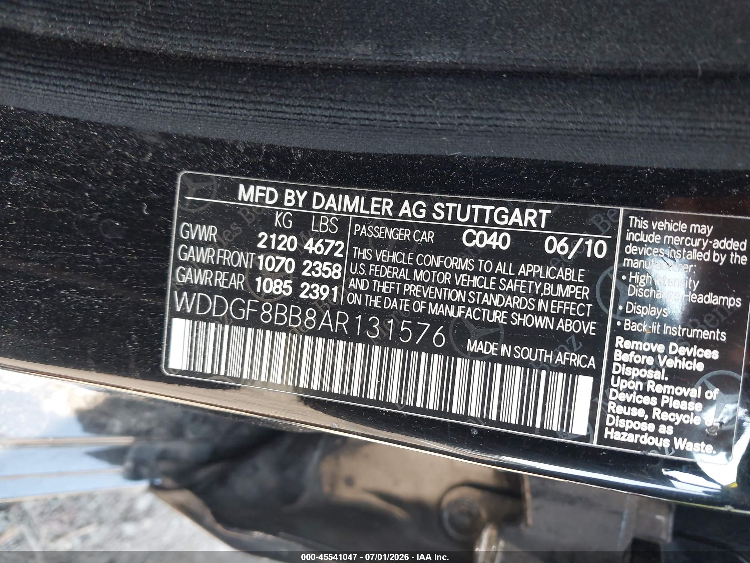 2010 Mercedes-benz C 300 Sport 4matic Black vin: WDDGF8BB8AR131576