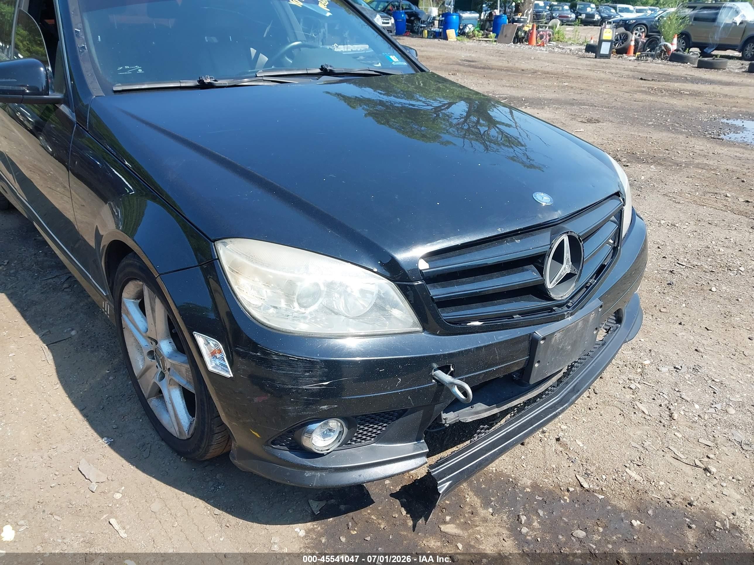 2010 Mercedes-benz C 300 Sport 4matic Black vin: WDDGF8BB8AR131576