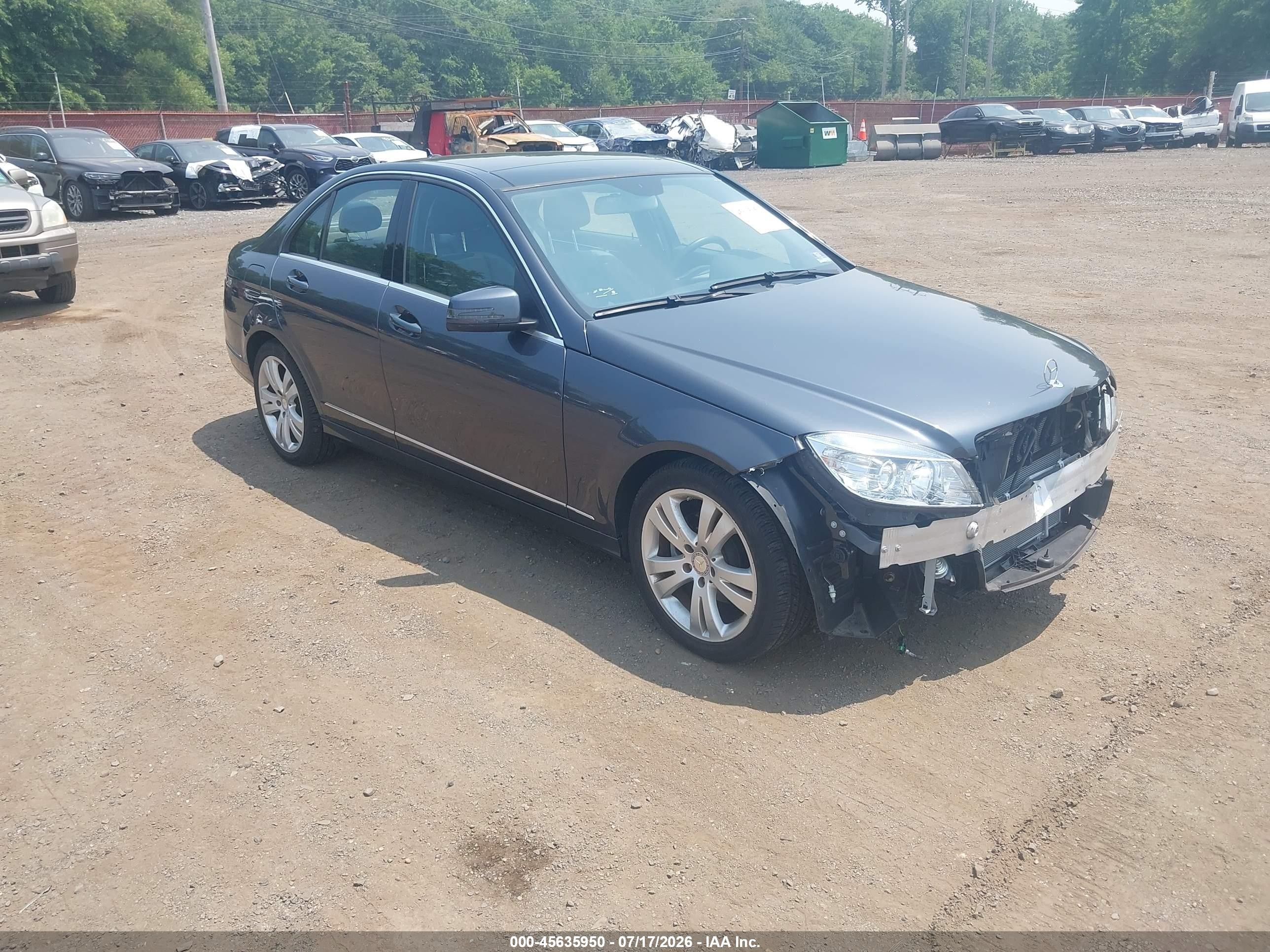 2011 Mercedes-benz C 300 Luxury 4matic/sport 4matic Gray vin: WDDGF8BB8BR143017