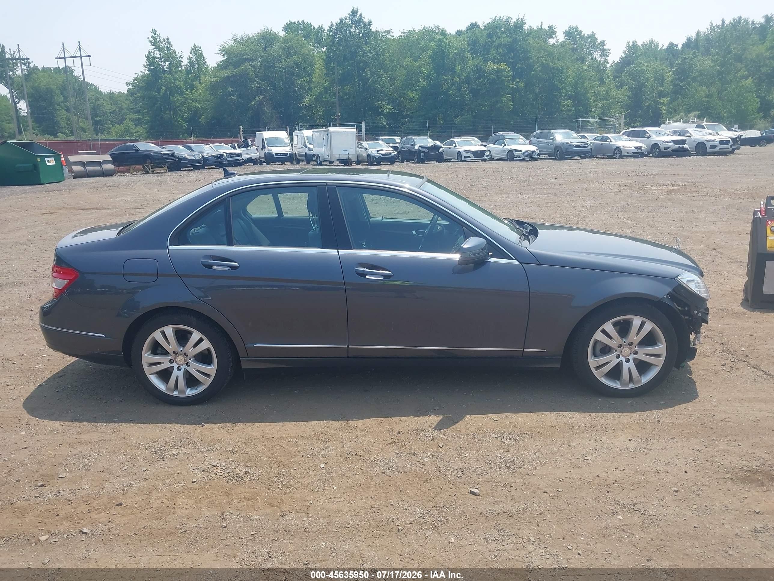 2011 Mercedes-benz C 300 Luxury 4matic/sport 4matic Gray vin: WDDGF8BB8BR143017