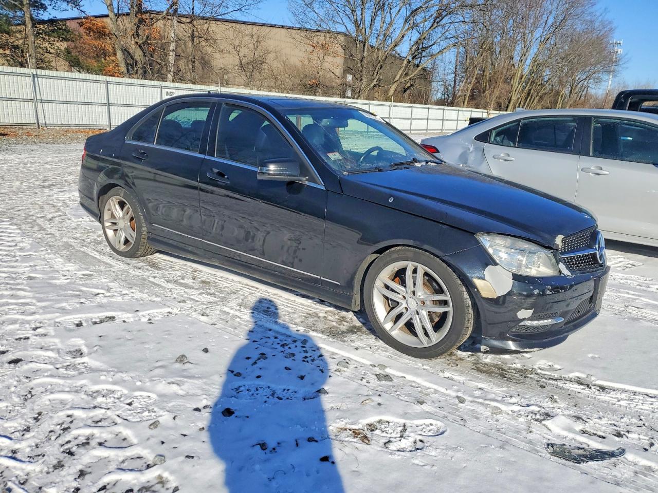 2011 Mercedes-benz C 300 4matic Black vin: WDDGF8BB8BR156205